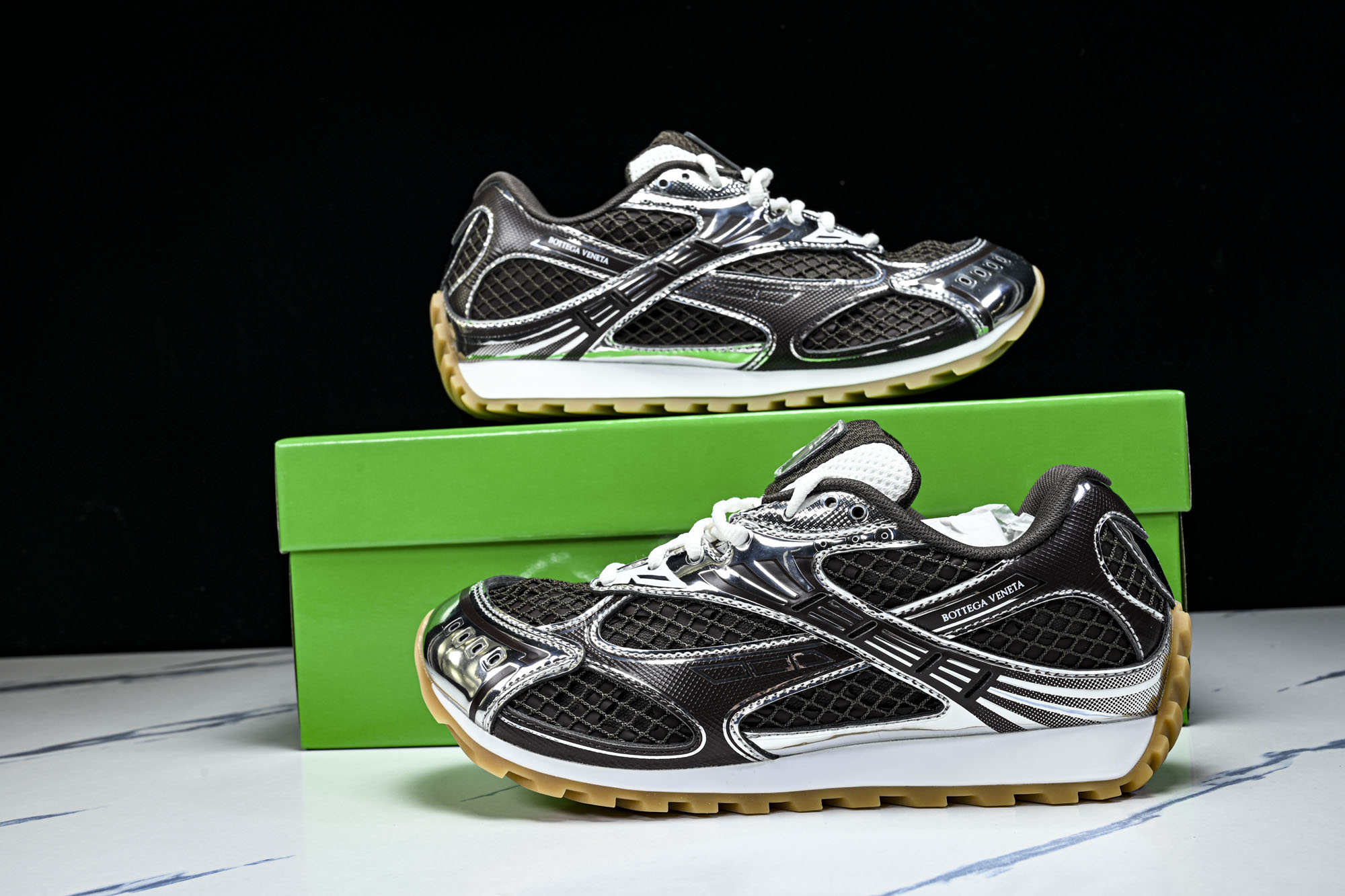 Bottega Veneta 葆蝶家男女士织物系带圆头运动鞋_CM_5 #YZ00435 36 37.5