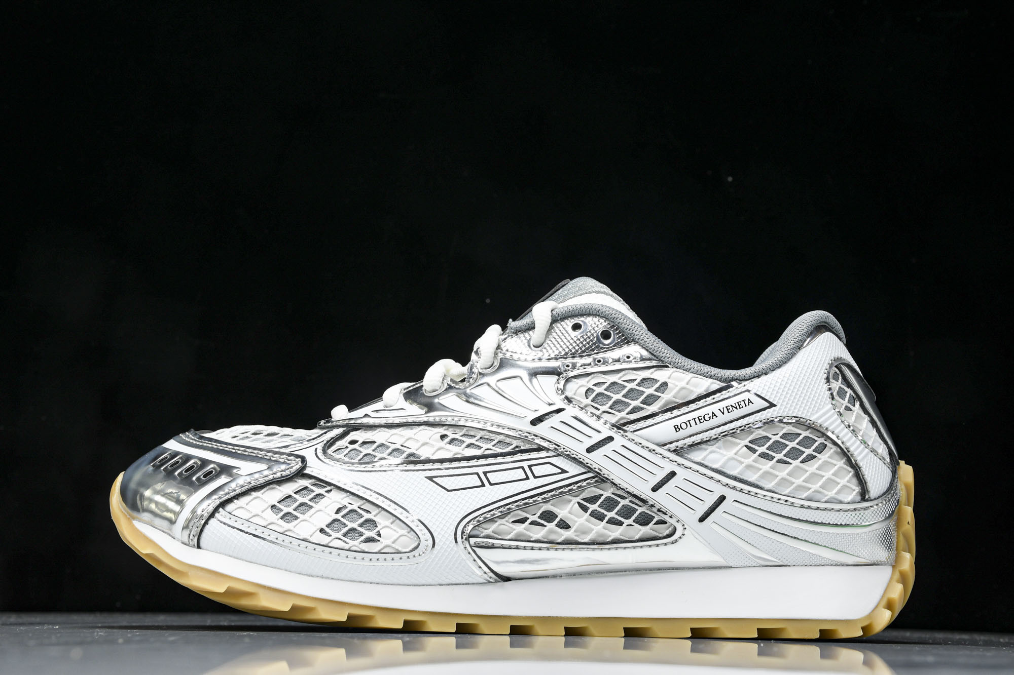 Bottega Veneta 葆蝶家男女士织物系带圆头运动鞋_CM_6 #YZ00435 36 37.5