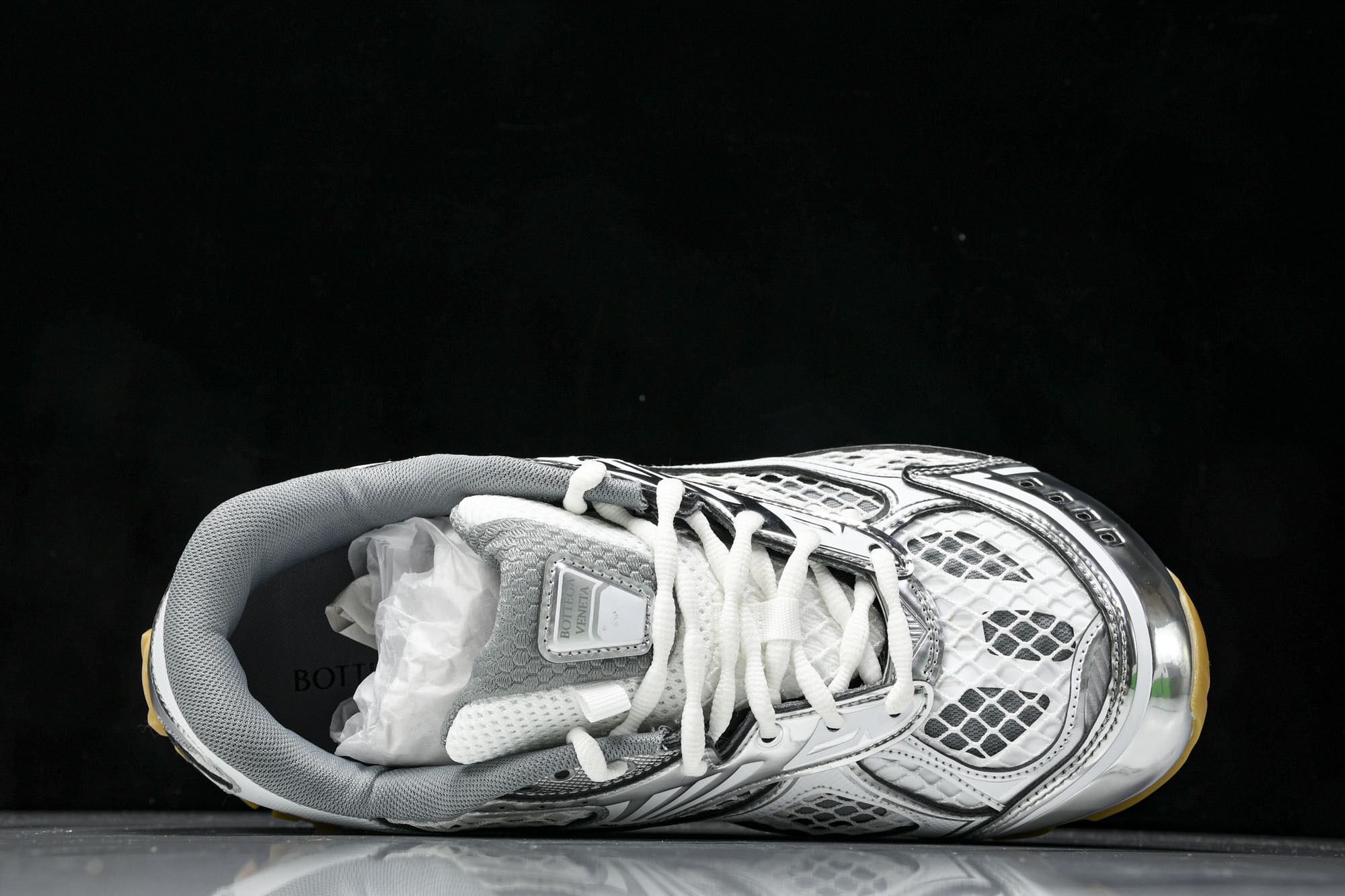 Bottega Veneta 葆蝶家男女士织物系带圆头运动鞋_CM_6 #YZ00435 36 37.5