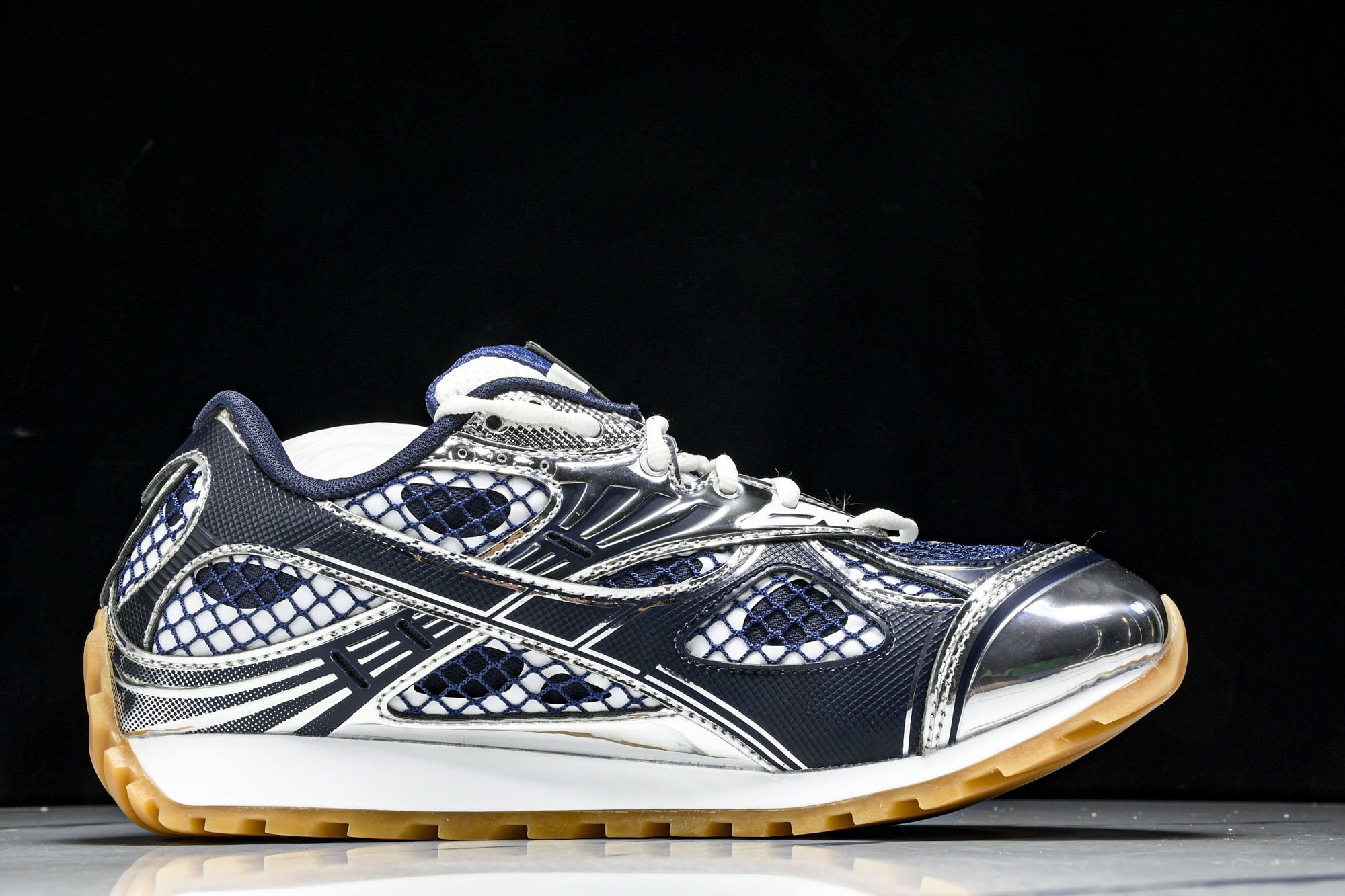 Bottega Veneta 葆蝶家男女士织物系带圆头运动鞋_CM_6(2) #YZ00435 36 3