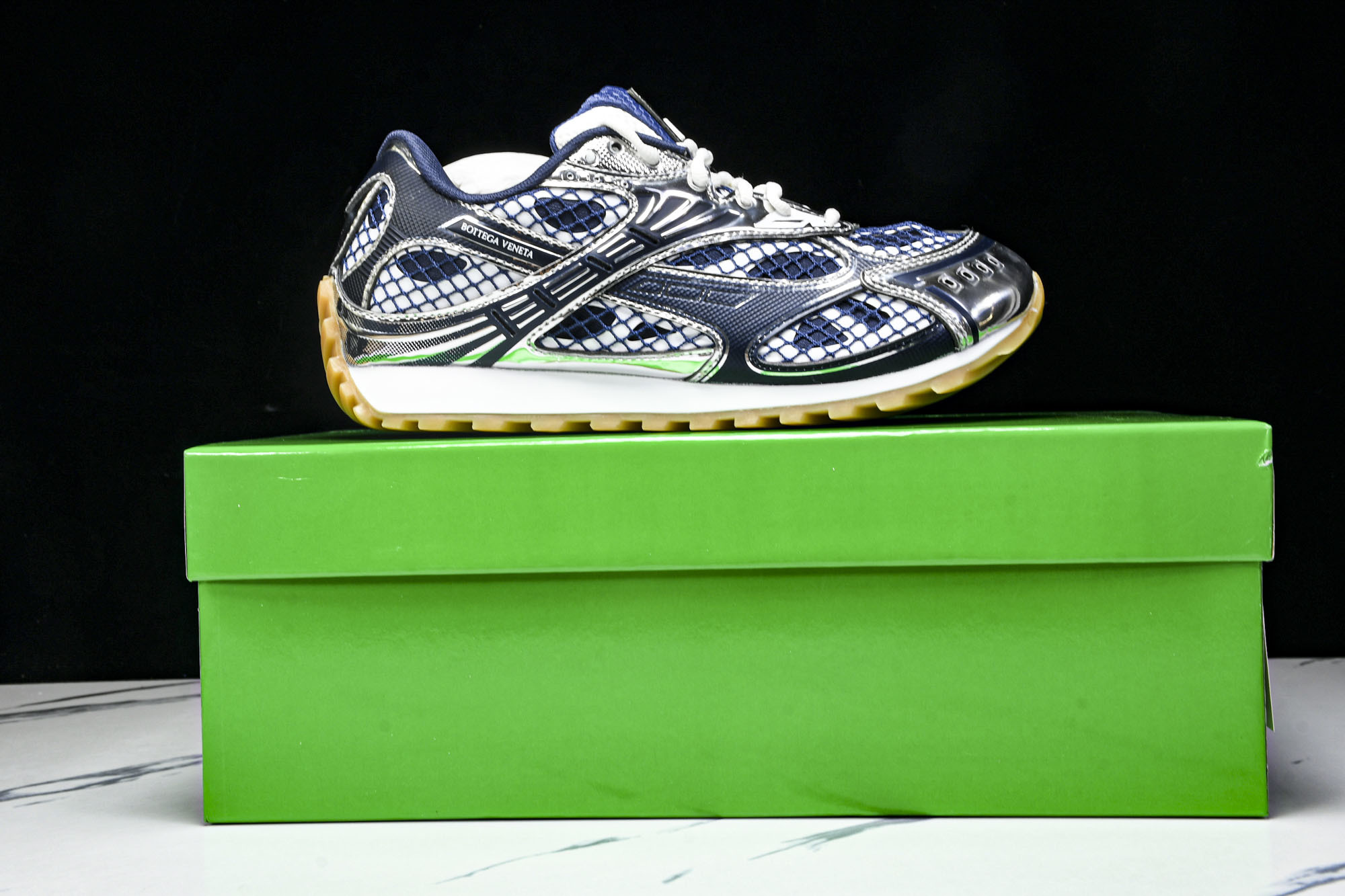 Bottega Veneta 葆蝶家男女士织物系带圆头运动鞋_CM_6(2) #YZ00435 36 3