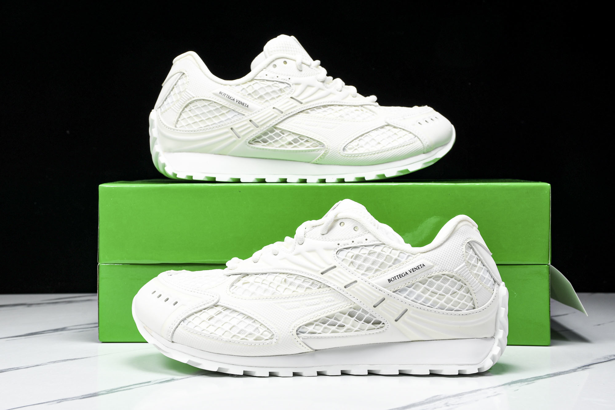 Bottega Veneta 葆蝶家男女士织物系带圆头运动鞋_CM_7 #YZ00435 36 37.5