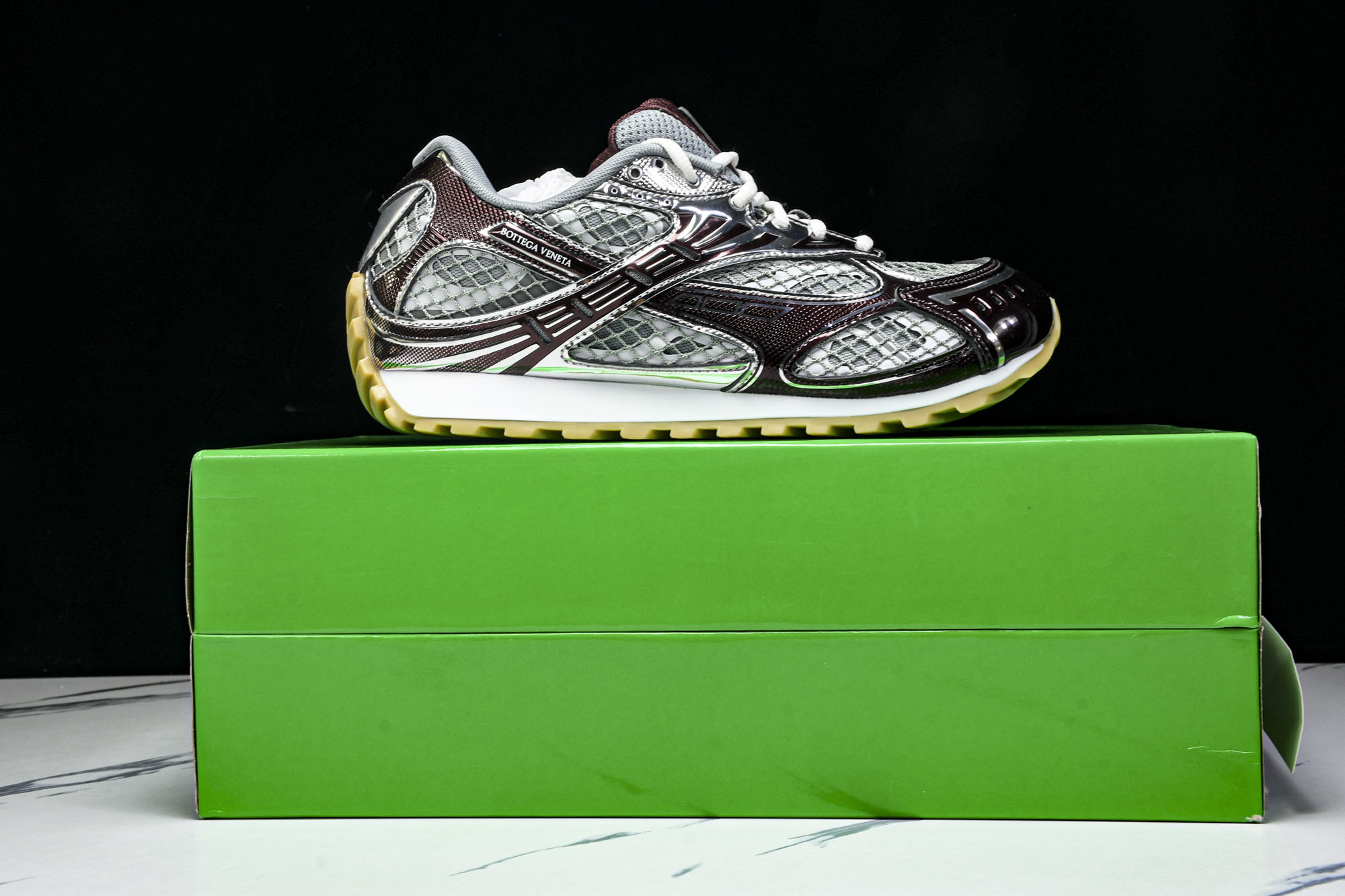 Bottega Veneta 葆蝶家男女士织物系带圆头运动鞋_CM_7(2) #YZ00435 36 3