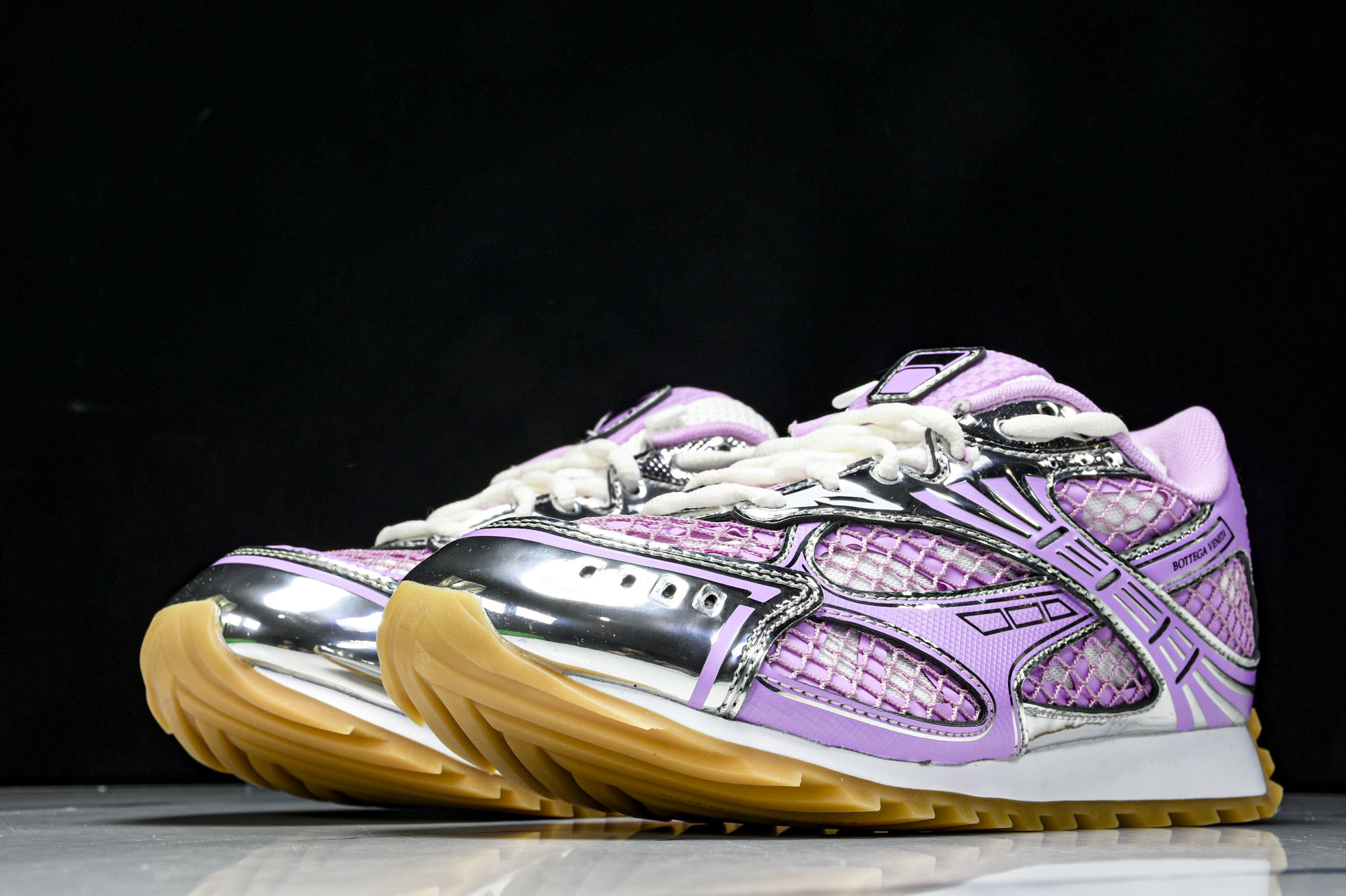 Bottega Veneta 葆蝶家男女士织物系带圆头运动鞋_CM_8 #YZ00435 36 37.5