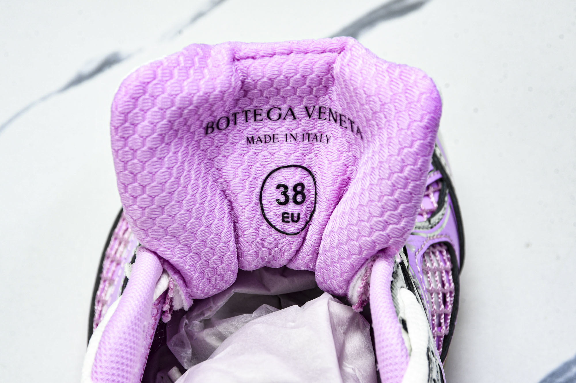 Bottega Veneta 葆蝶家男女士织物系带圆头运动鞋_CM_8 #YZ00435 36 37.5