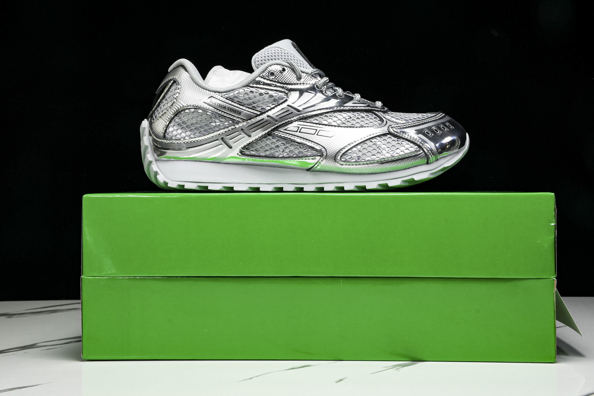Bottega Veneta 葆蝶家男女士织物系带圆头运动鞋_CM_9 #YZ00435 36 37.5