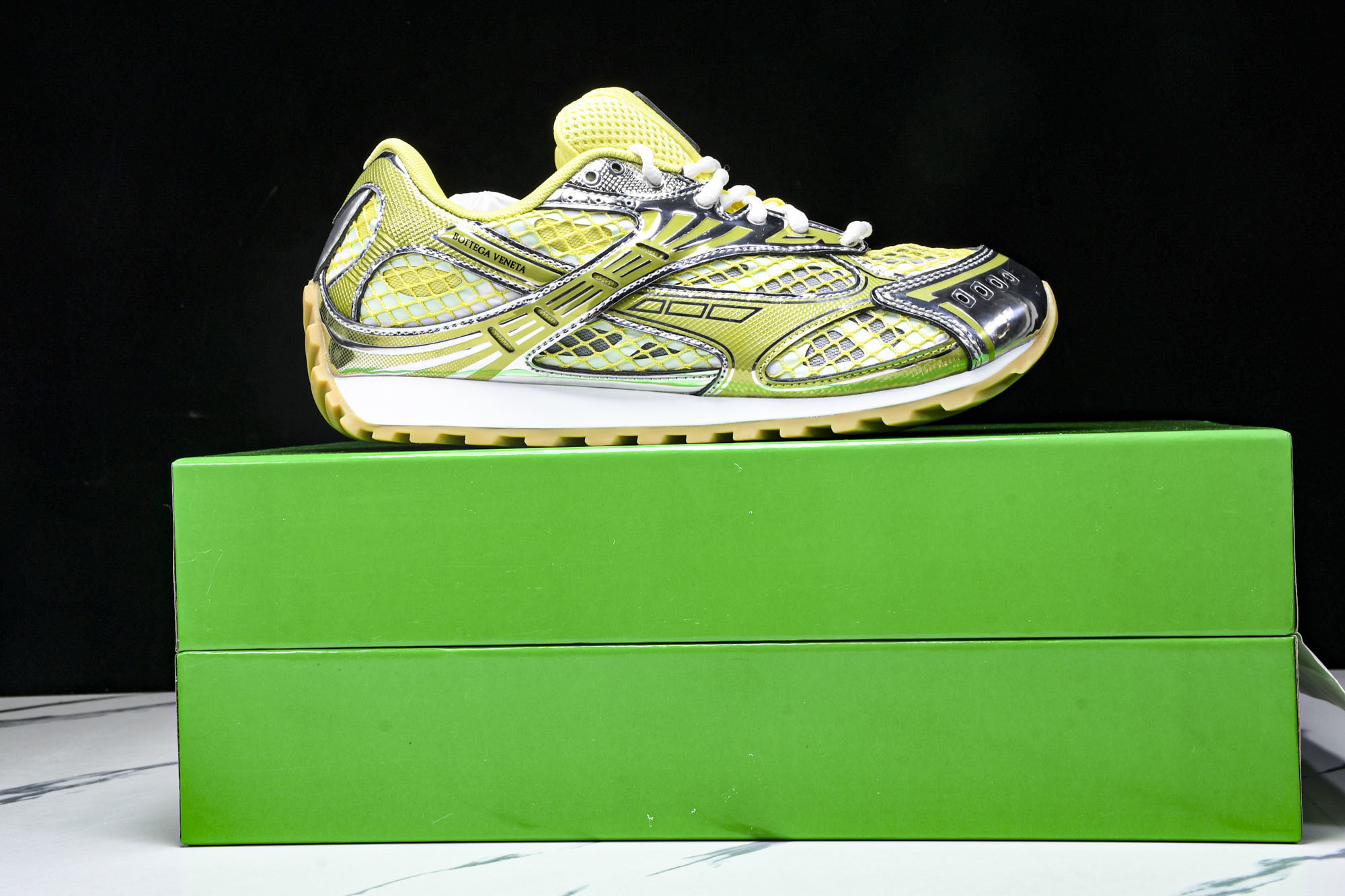 Bottega Veneta 葆蝶家男女士织物系带圆头运动鞋_CM_11 #YZ00435 36 37.