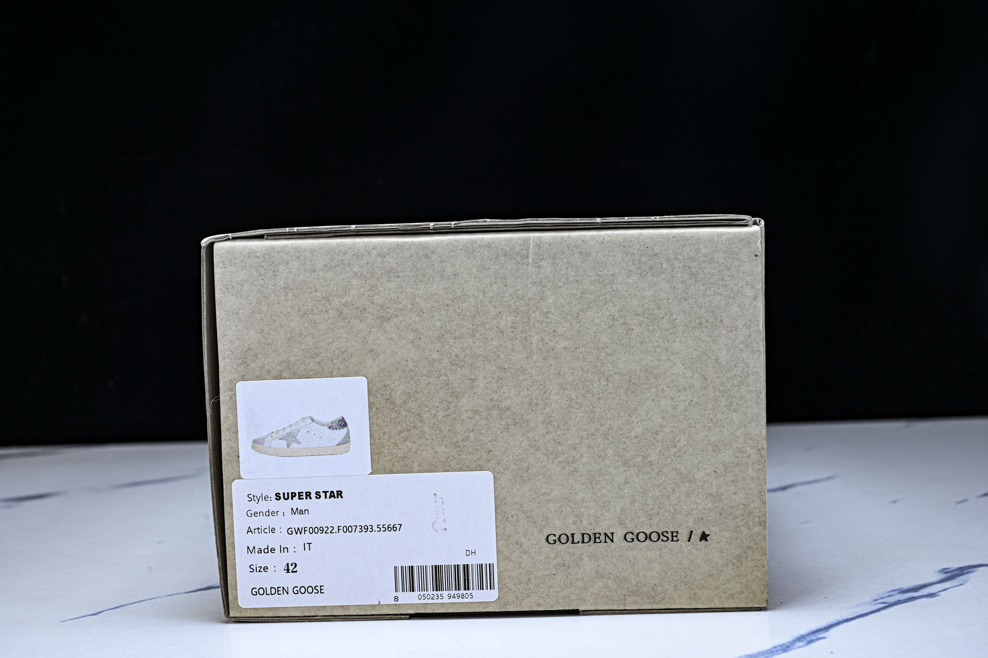 Golden Goose Ball Star 低帮休闲板鞋 GGDB小脏鞋 棕白 钻尾 #YZ006海淘