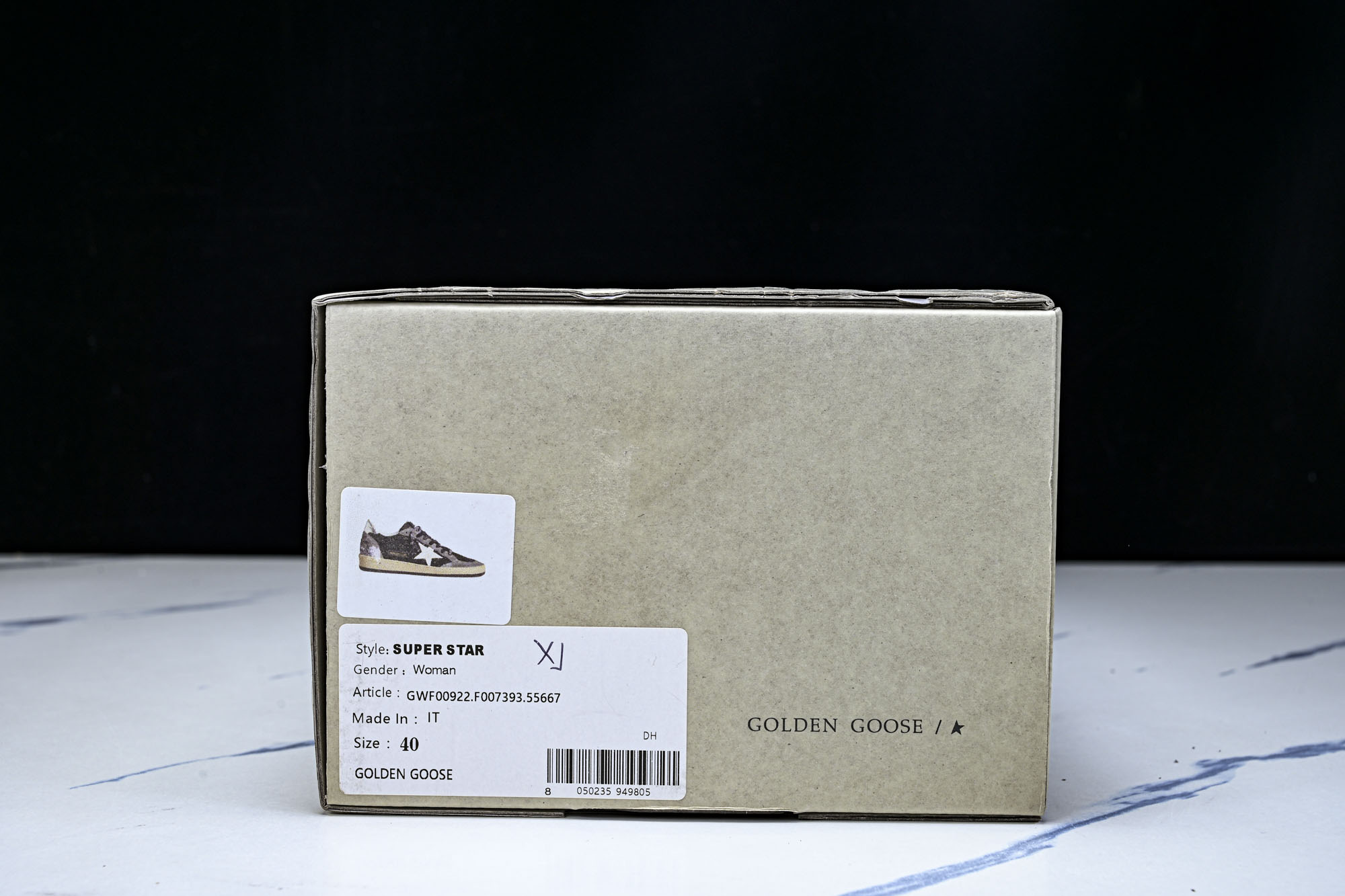 Golden Goose Ball Star 低帮休闲板鞋 GGDB小脏鞋 灰黑白 #YZ006海淘代购