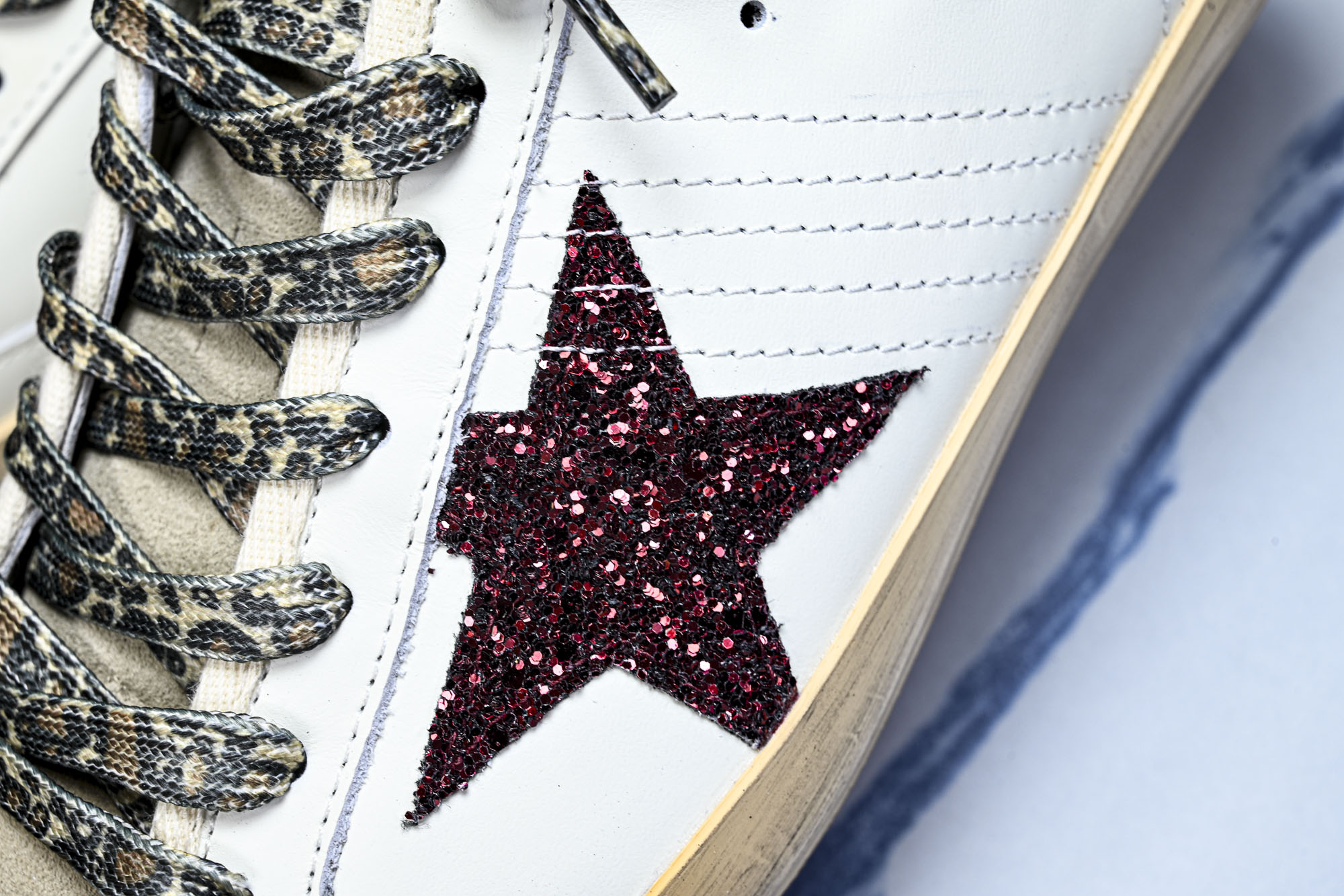 Golden Goose Ball Star 低帮休闲板鞋 GGDB小脏鞋 白棕 豹纹星 #YZ006海