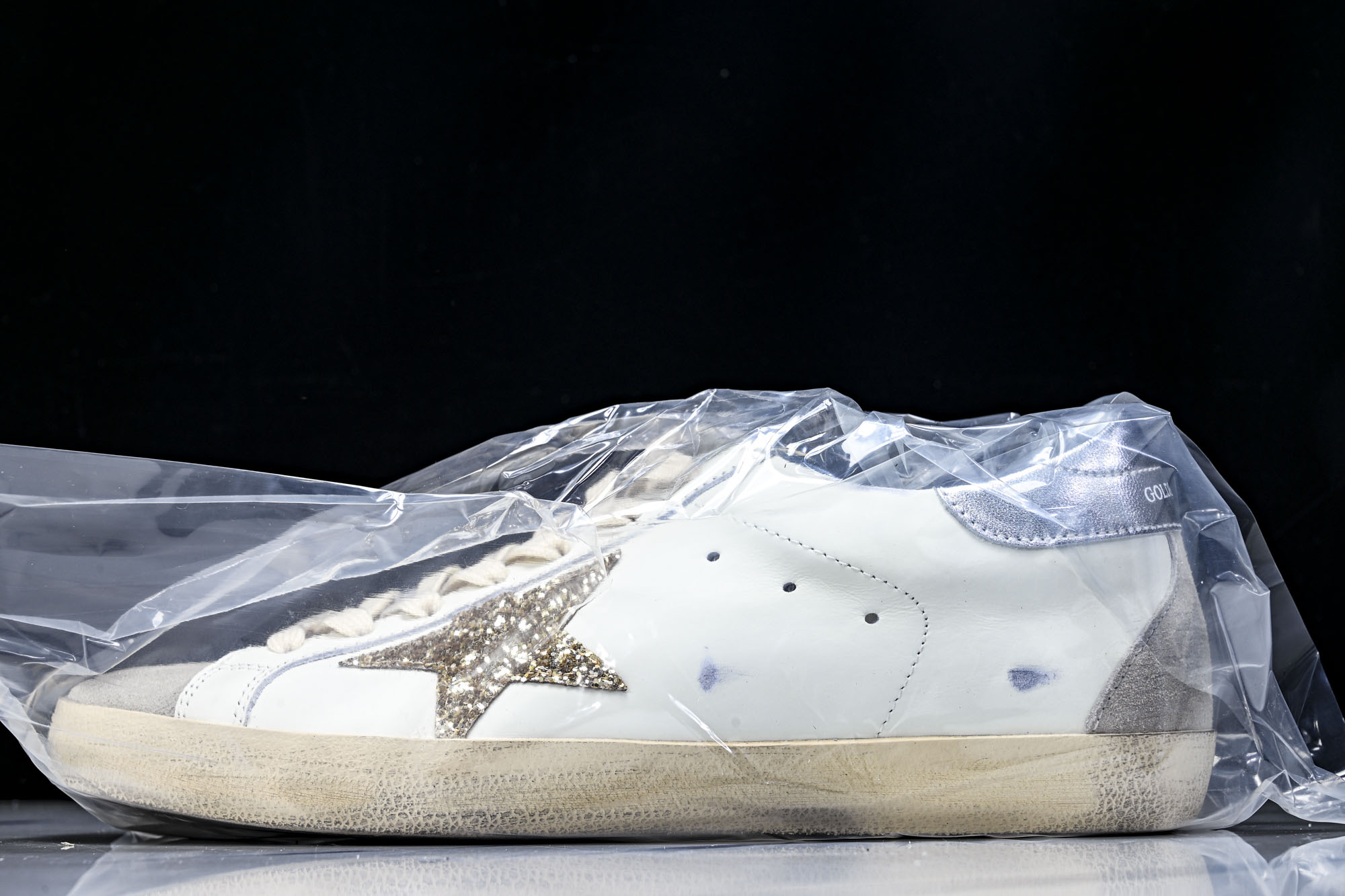 Golden Goose Ball Star 低帮休闲板鞋 GGDB小脏鞋 粉白 金星 #YZ006海淘