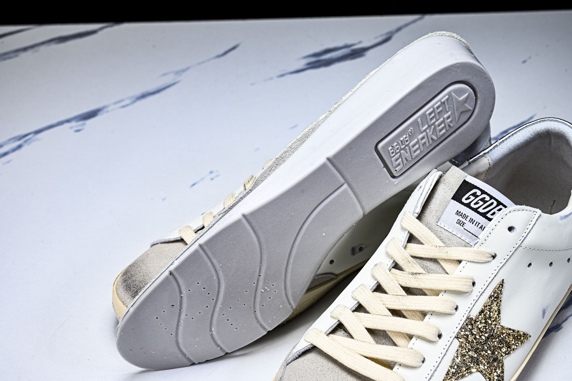 Golden Goose Ball Star 低帮休闲板鞋 GGDB小脏鞋 粉白 金星 #YZ006海淘