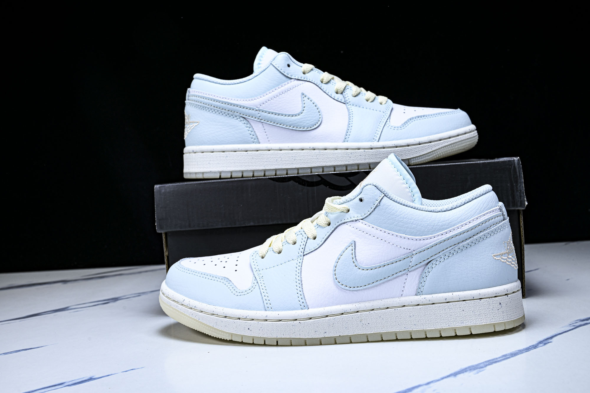 Air Jordan 1 Low AJ1 乔1蓝白 低帮复古文化篮球鞋 HJ5999-400 #YZ01