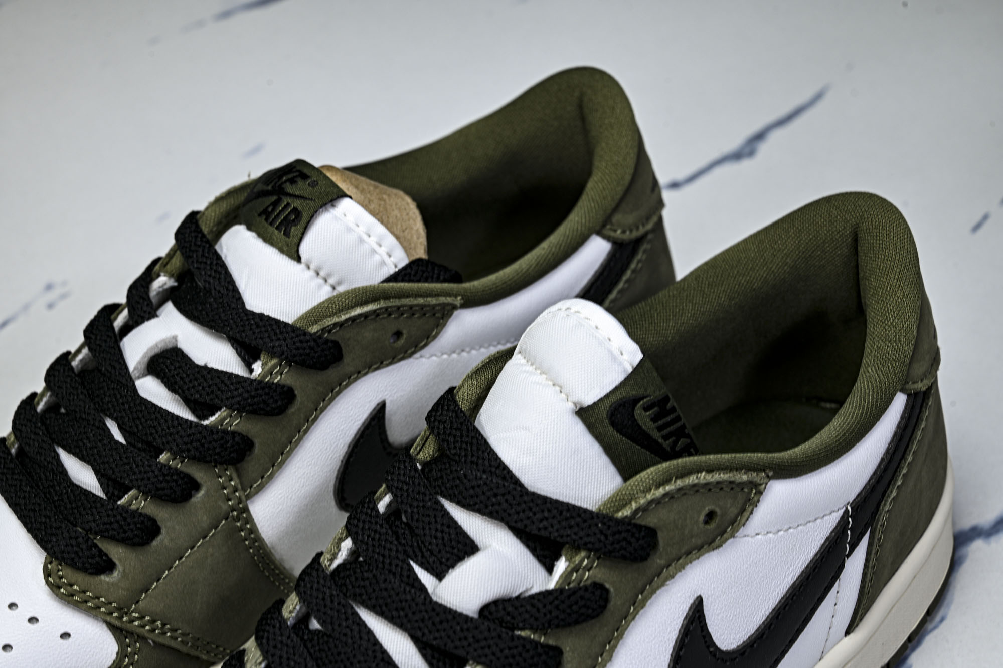 Air Jordan 1 Low OG  Medium Olive  AJ1 乔1联名款 橄榄绿 低帮复