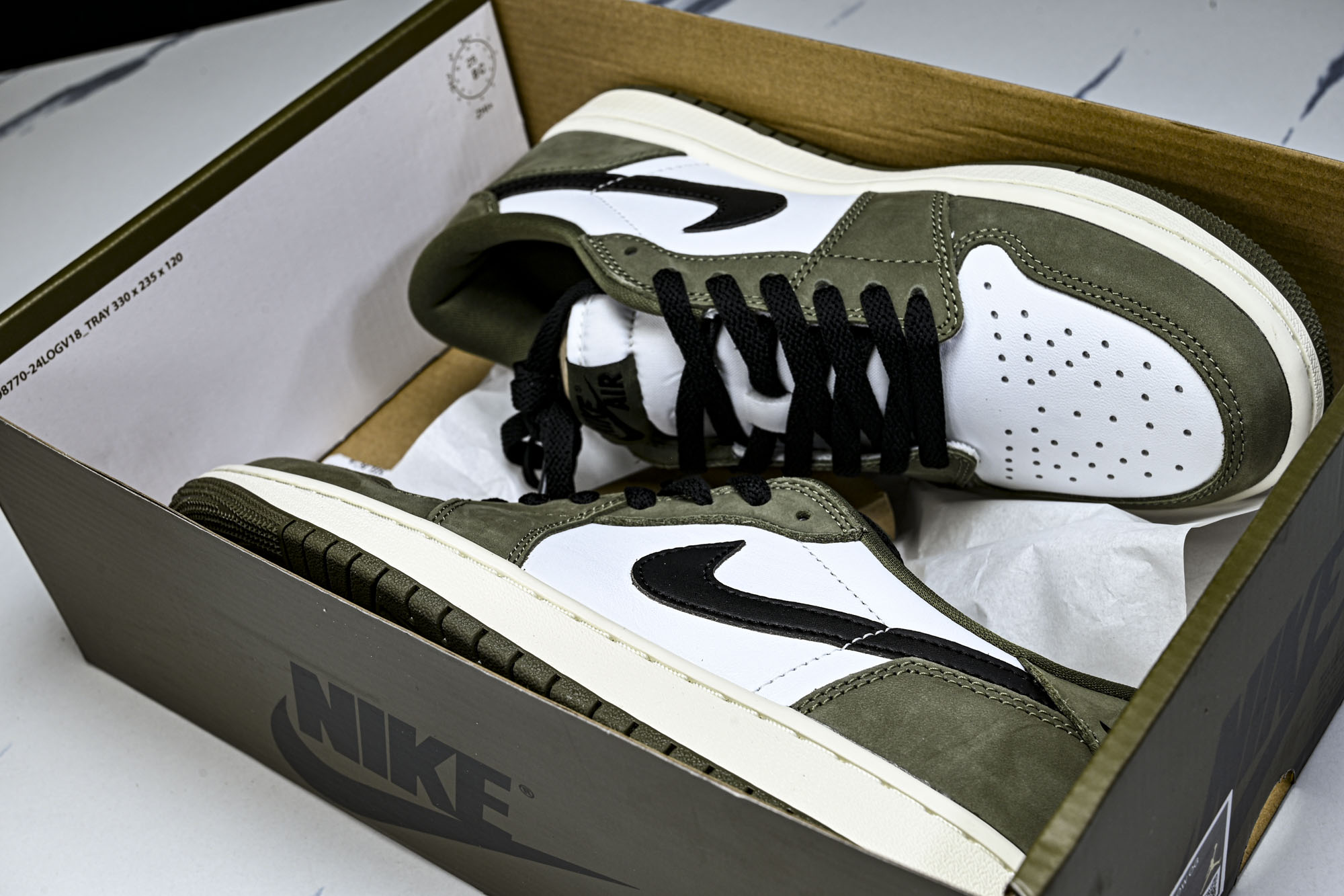 Air Jordan 1 Low OG  Medium Olive  AJ1 乔1联名款 橄榄绿 低帮复