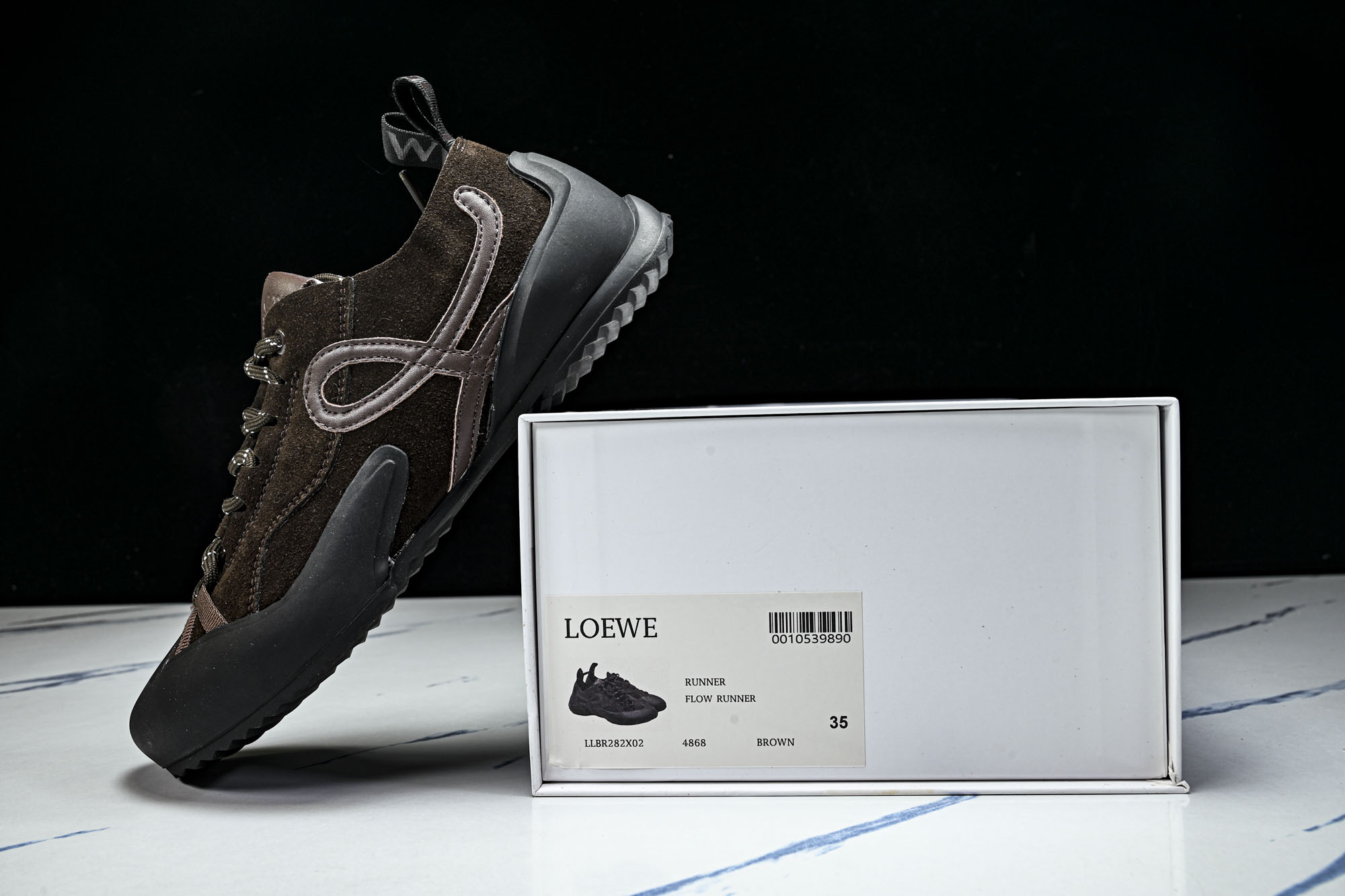 LOEWE 罗意威 26ss女士绒面牛皮革Grip运动鞋LLBR282X02_CM_1 #YZ006Lo