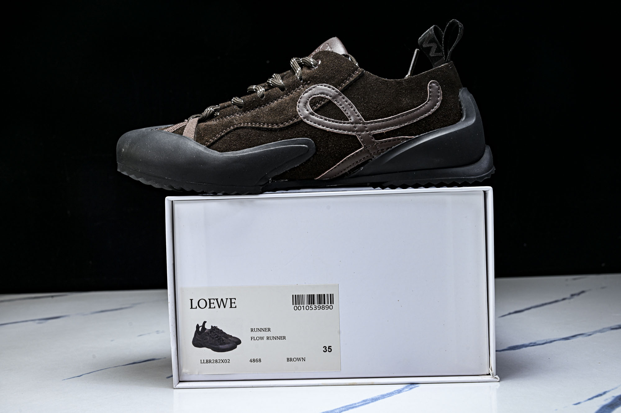 LOEWE 罗意威 26ss女士绒面牛皮革Grip运动鞋LLBR282X02_CM_1 #YZ006Lo