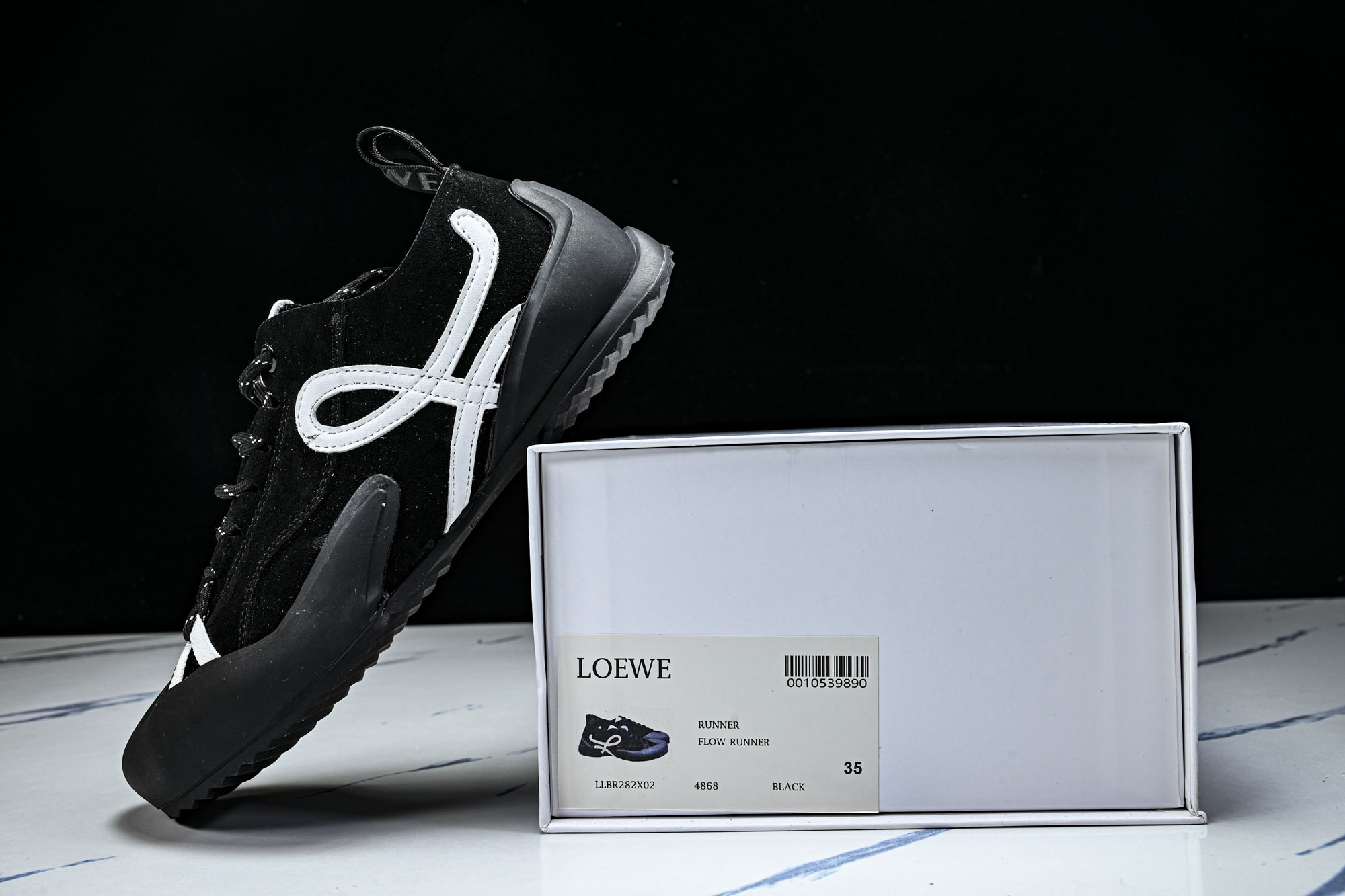 LOEWE 罗意威 26ss女士绒面牛皮革Grip运动鞋LLBR282X02_CM_2 #YZ006Lo