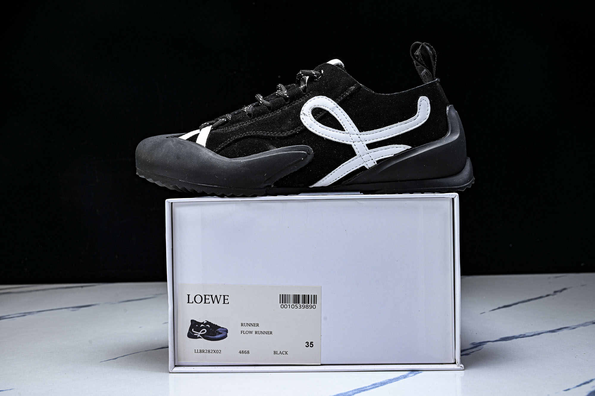 LOEWE 罗意威 26ss女士绒面牛皮革Grip运动鞋LLBR282X02_CM_2 #YZ006Lo