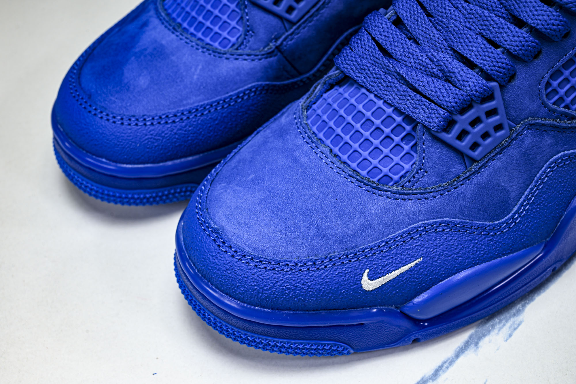 Nigel Sylvester x Air Jordan 4 Retro  Blue  AJ4 乔4 联