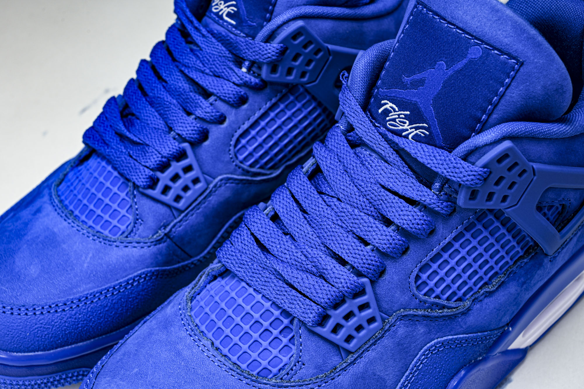 Nigel Sylvester x Air Jordan 4 Retro  Blue  AJ4 乔4 联