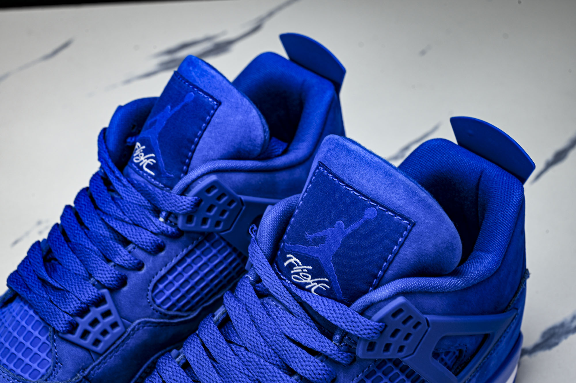 Nigel Sylvester x Air Jordan 4 Retro  Blue  AJ4 乔4 联