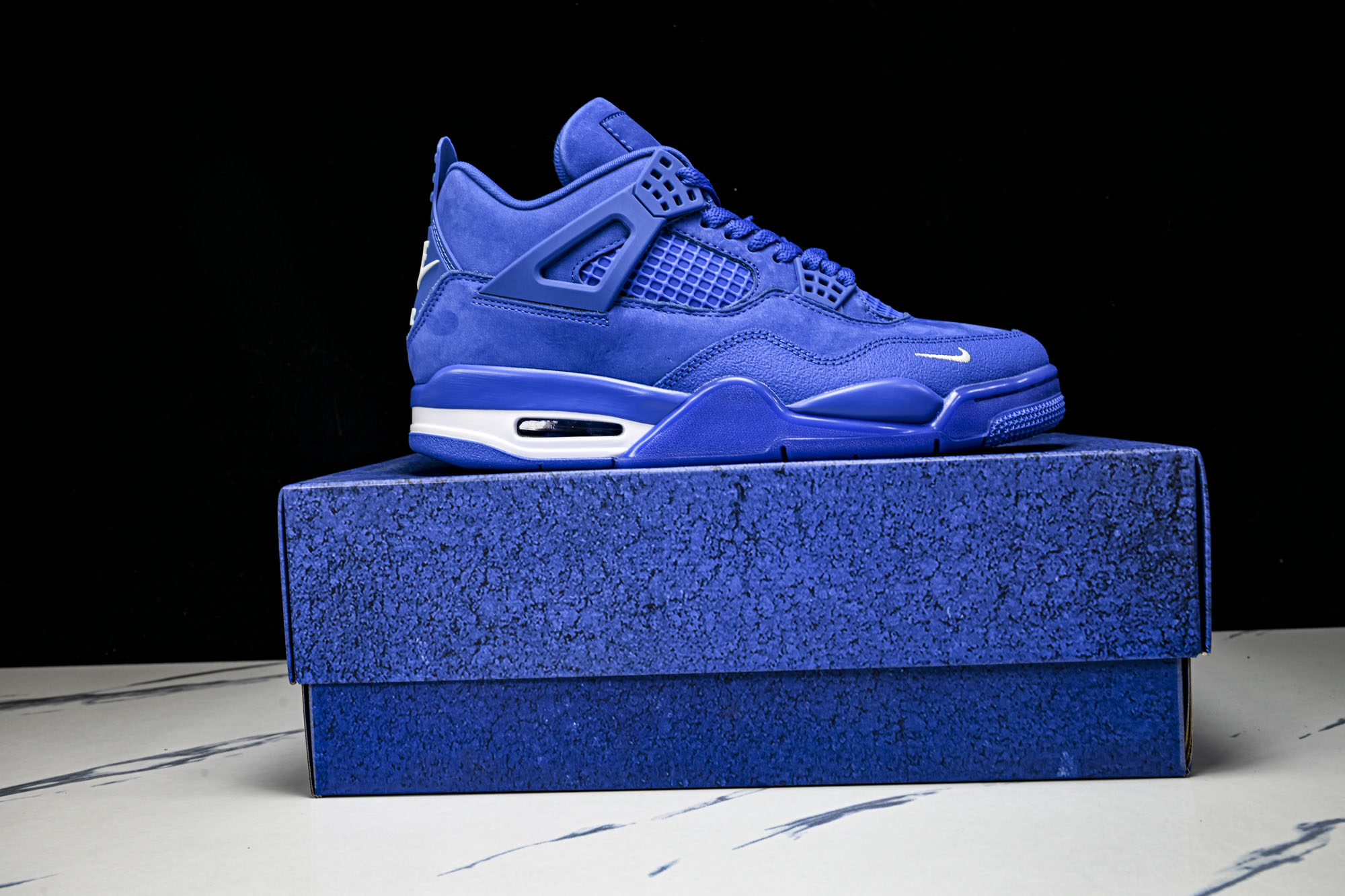 Nigel Sylvester x Air Jordan 4 Retro  Blue  AJ4 乔4 联