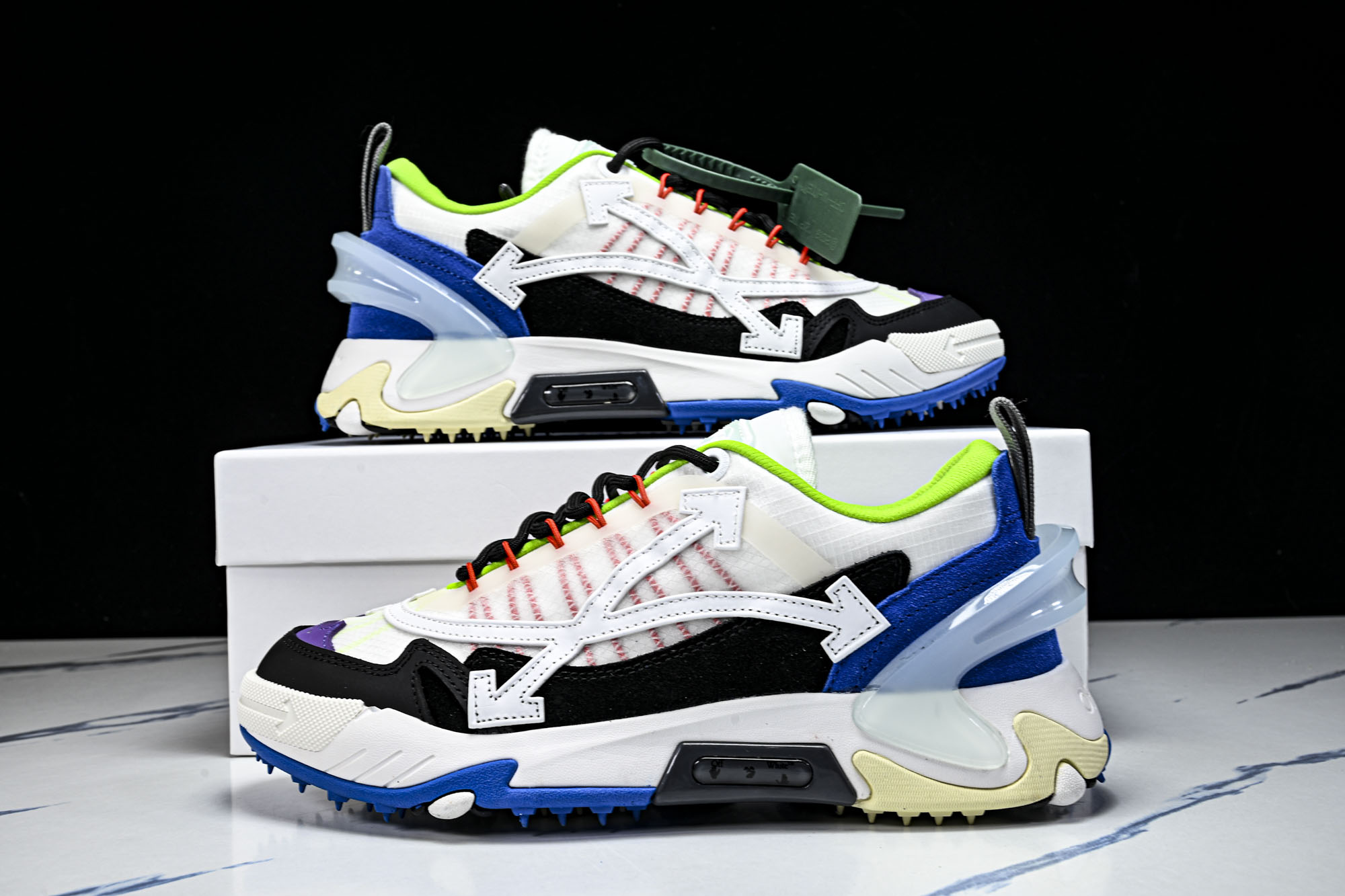 Off-White C O VirGil Abloh 联名款 潮牌老爹鞋男女休闲潮流三箭头鞋休闲运动跑鞋