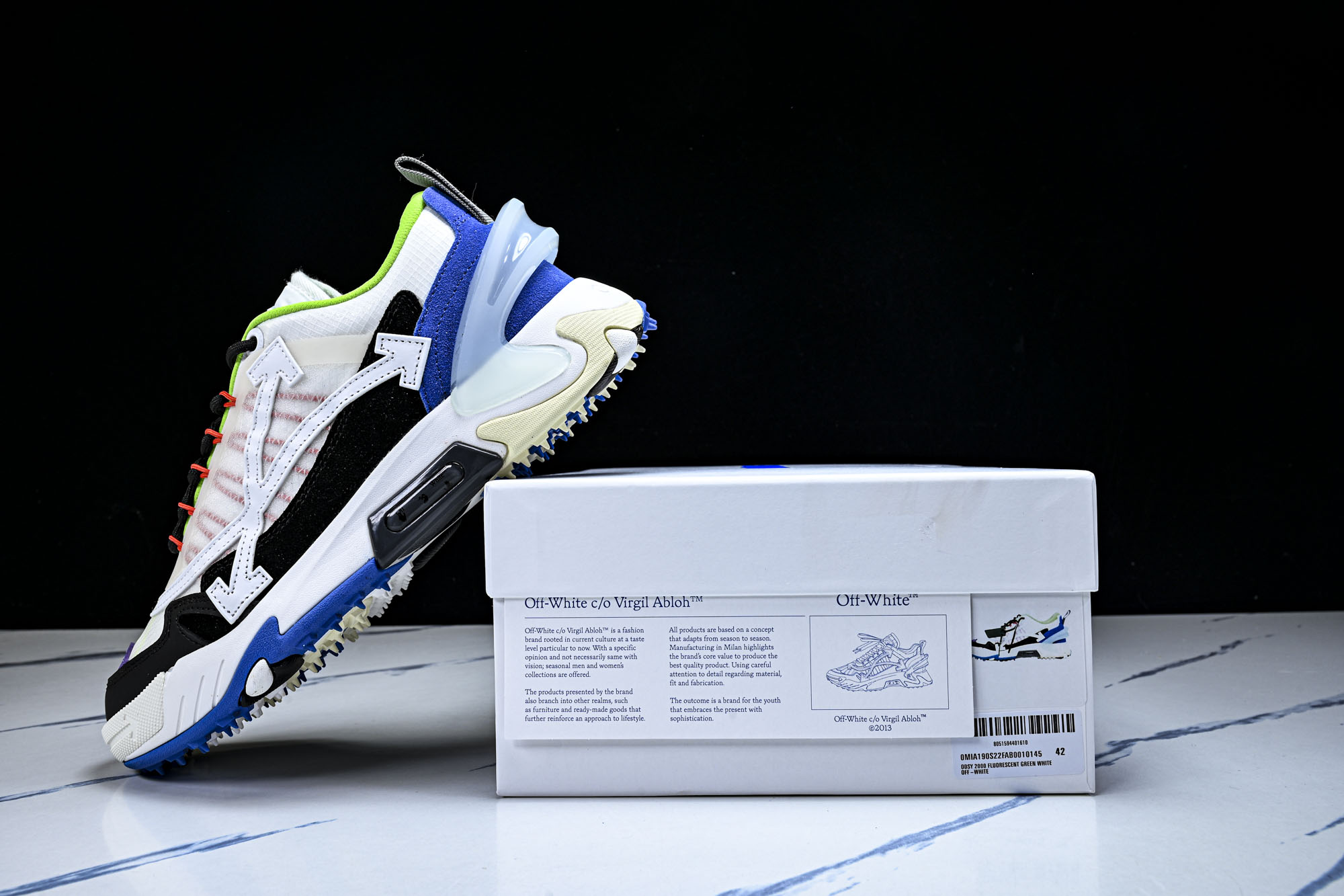 Off-White C O VirGil Abloh 联名款 潮牌老爹鞋男女休闲潮流三箭头鞋休闲运动跑鞋