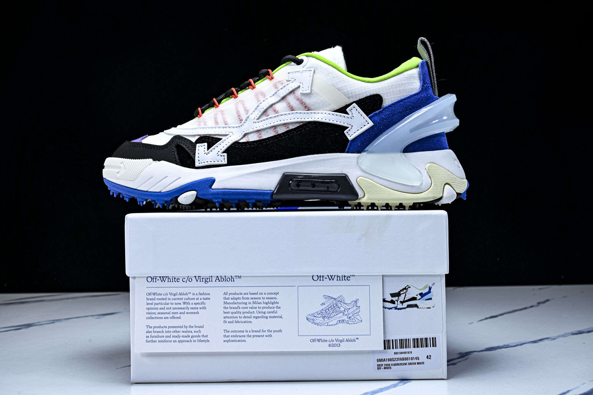 Off-White C O VirGil Abloh 联名款 潮牌老爹鞋男女休闲潮流三箭头鞋休闲运动跑鞋