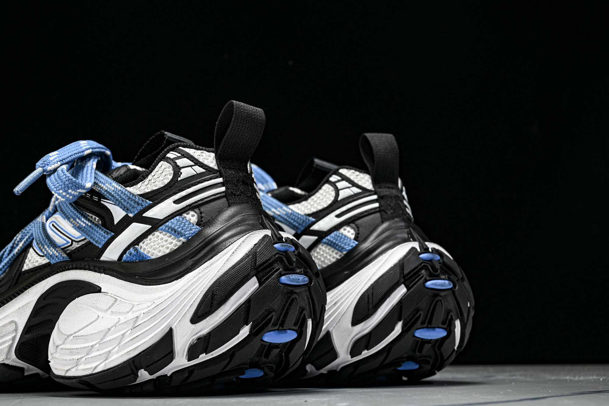 Balenciaga巴黎世家 6XL 黑蓝 W6XEX 9401 #YZ009新品 原配套鞋盒 鞋带 防