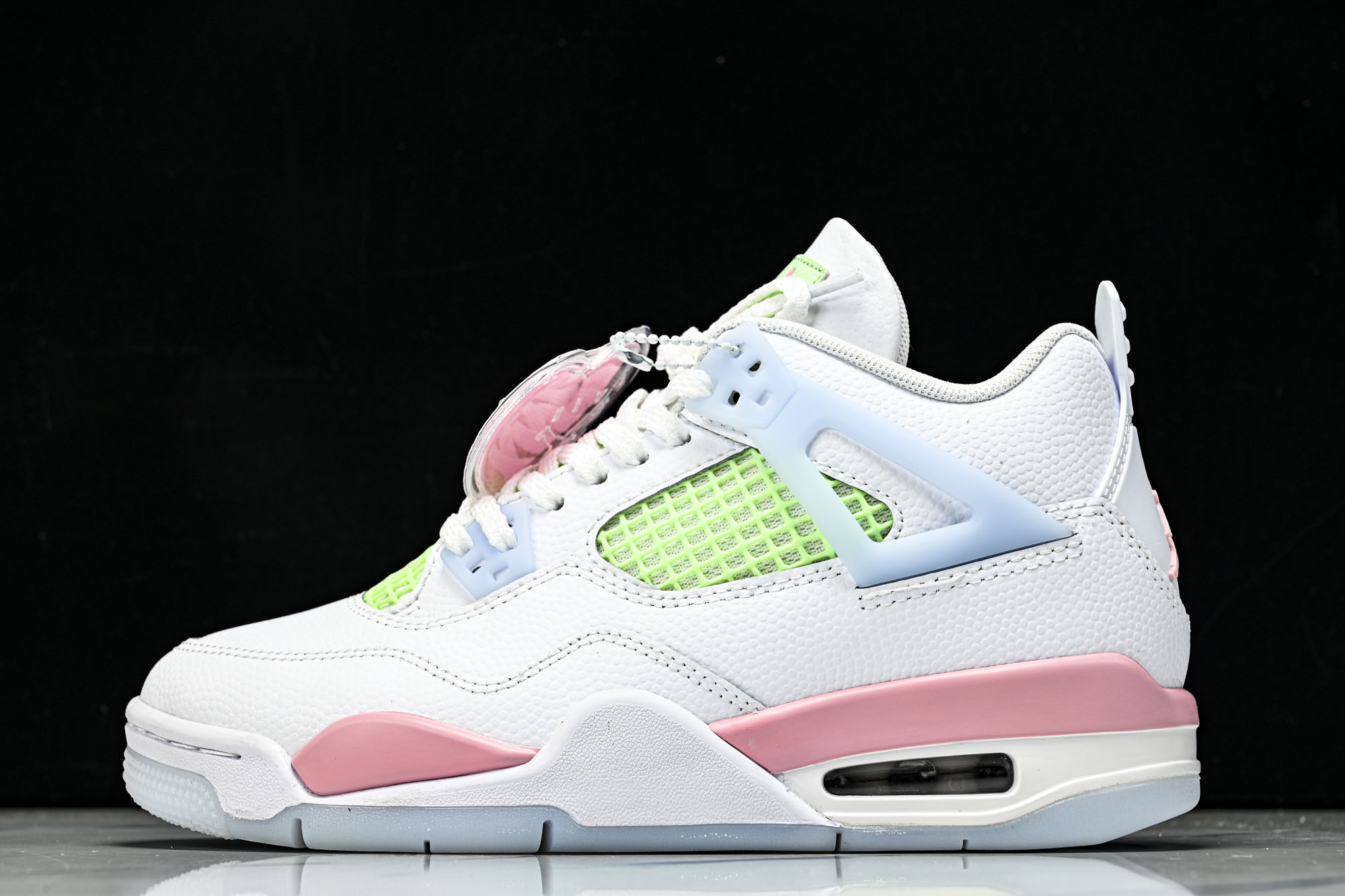 Air Jordan 4 Retro GS “情人节” 2026 白粉草绿色 IB7068-100 #Y