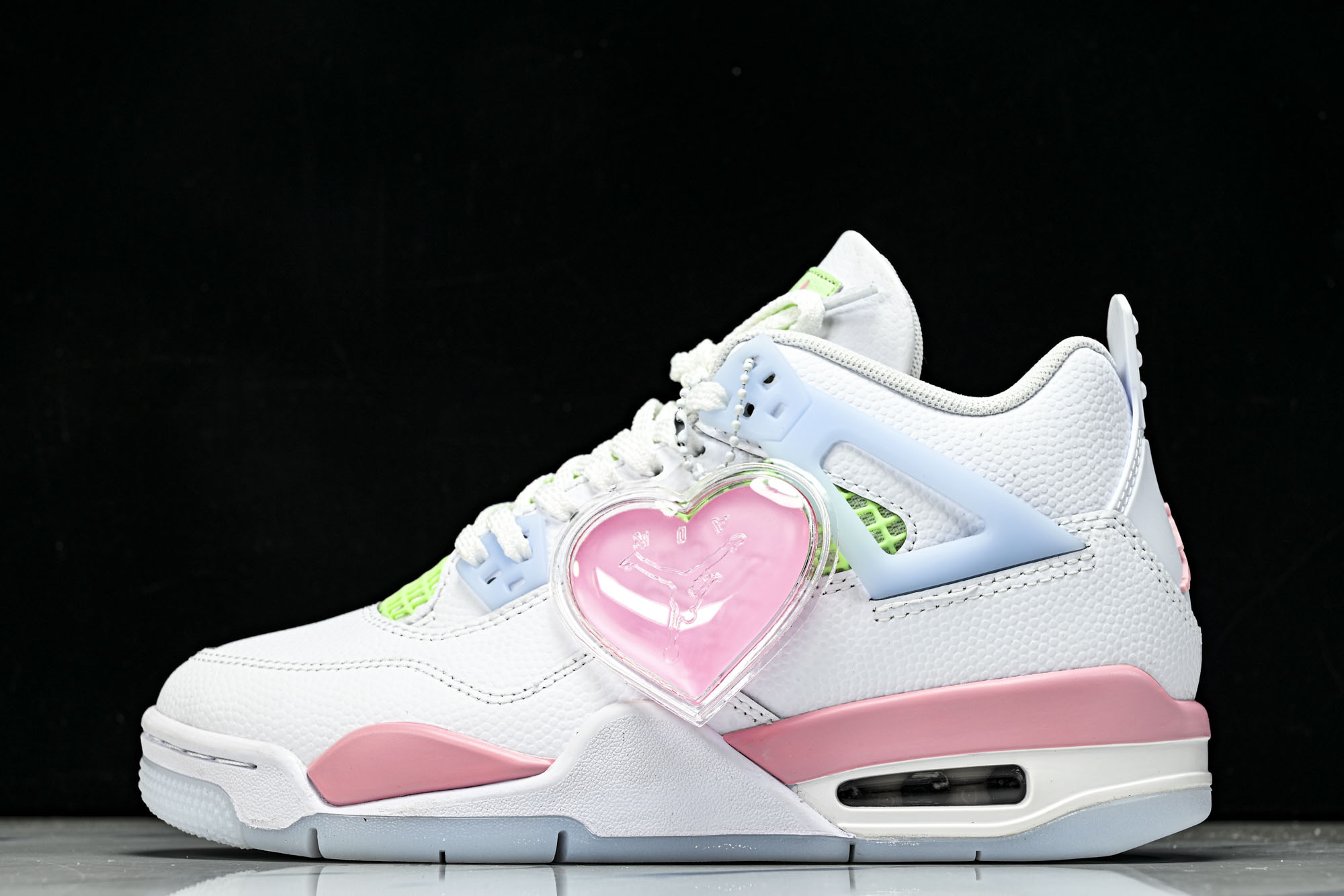 Air Jordan 4 Retro GS “情人节” 2026 白粉草绿色 IB7068-100 #Y