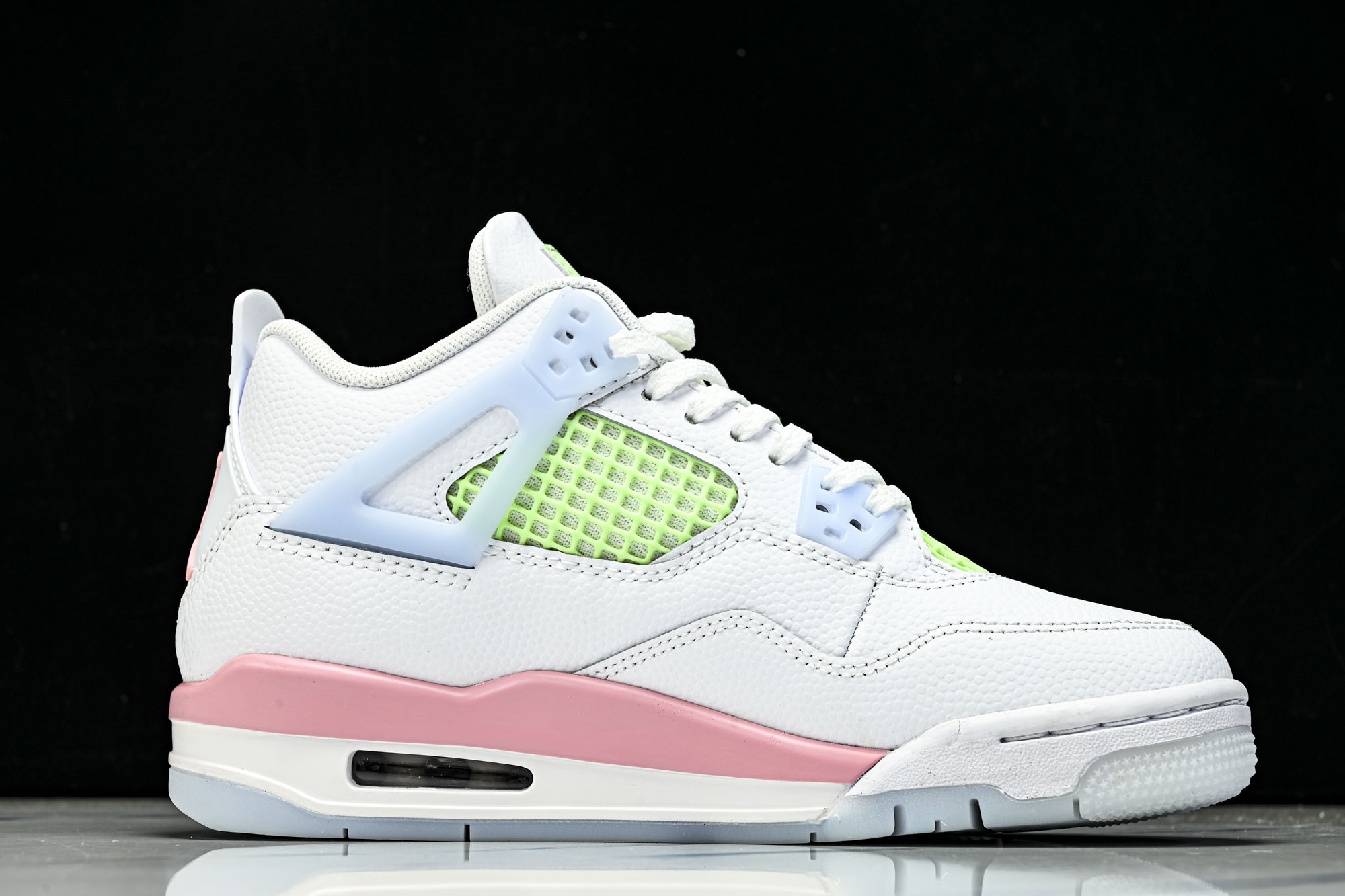Air Jordan 4 Retro GS “情人节” 2026 白粉草绿色 IB7068-100 #Y