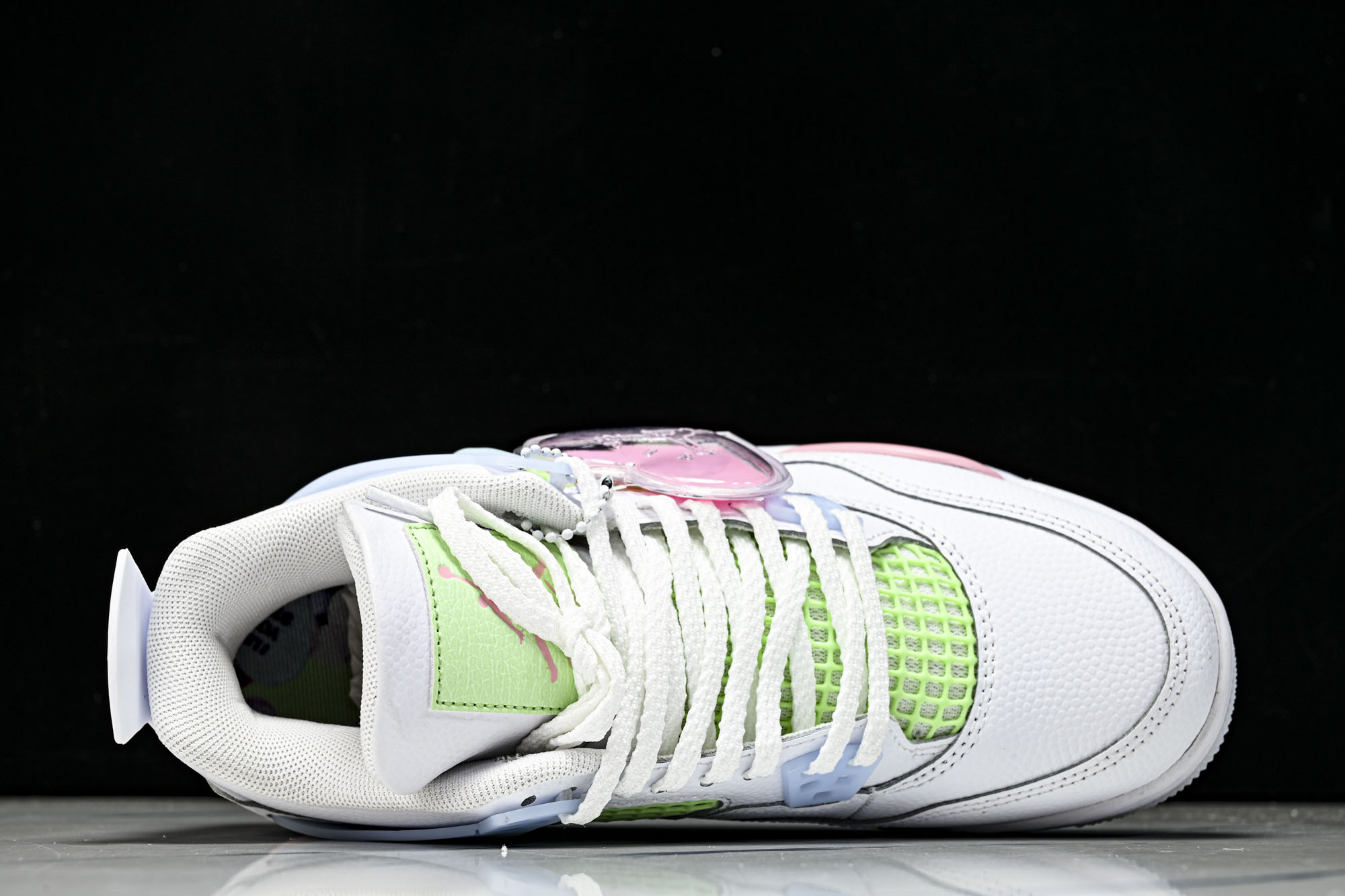 Air Jordan 4 Retro GS “情人节” 2026 白粉草绿色 IB7068-100 #Y