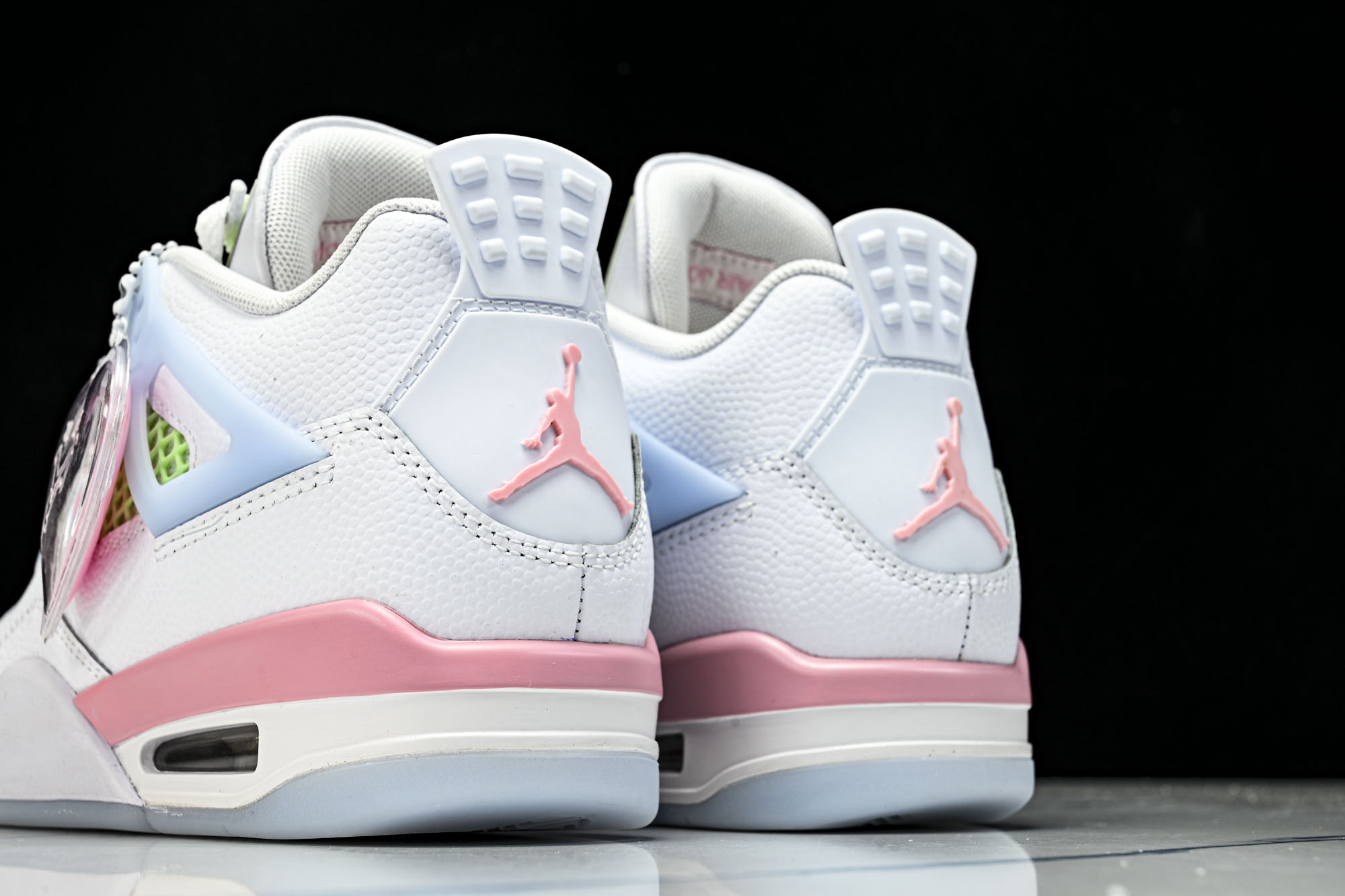 Air Jordan 4 Retro GS “情人节” 2026 白粉草绿色 IB7068-100 #Y