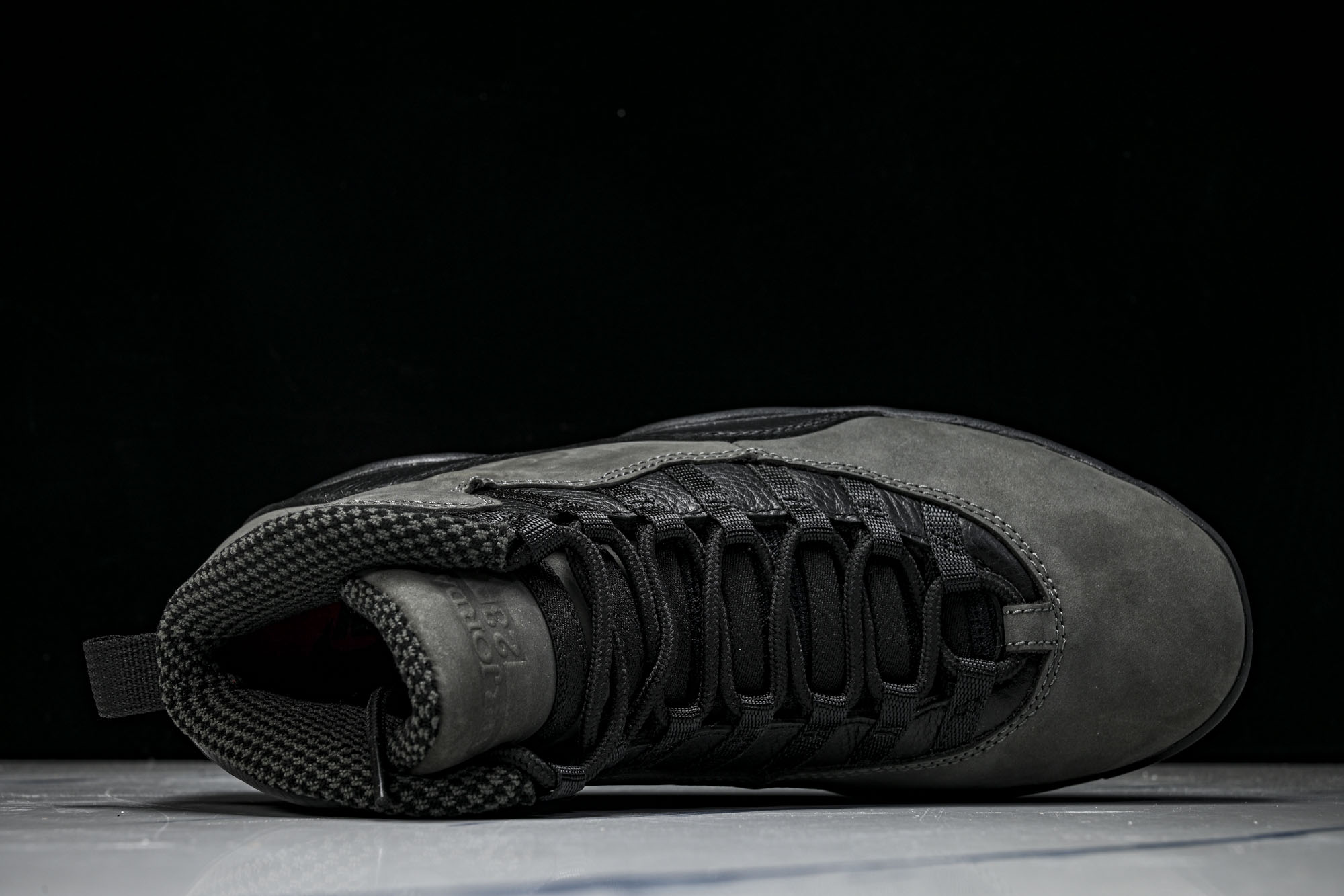 Air Jordan 10 Retro Light Steel AJ10 复古篮球鞋 碳灰黑红色 HJ6