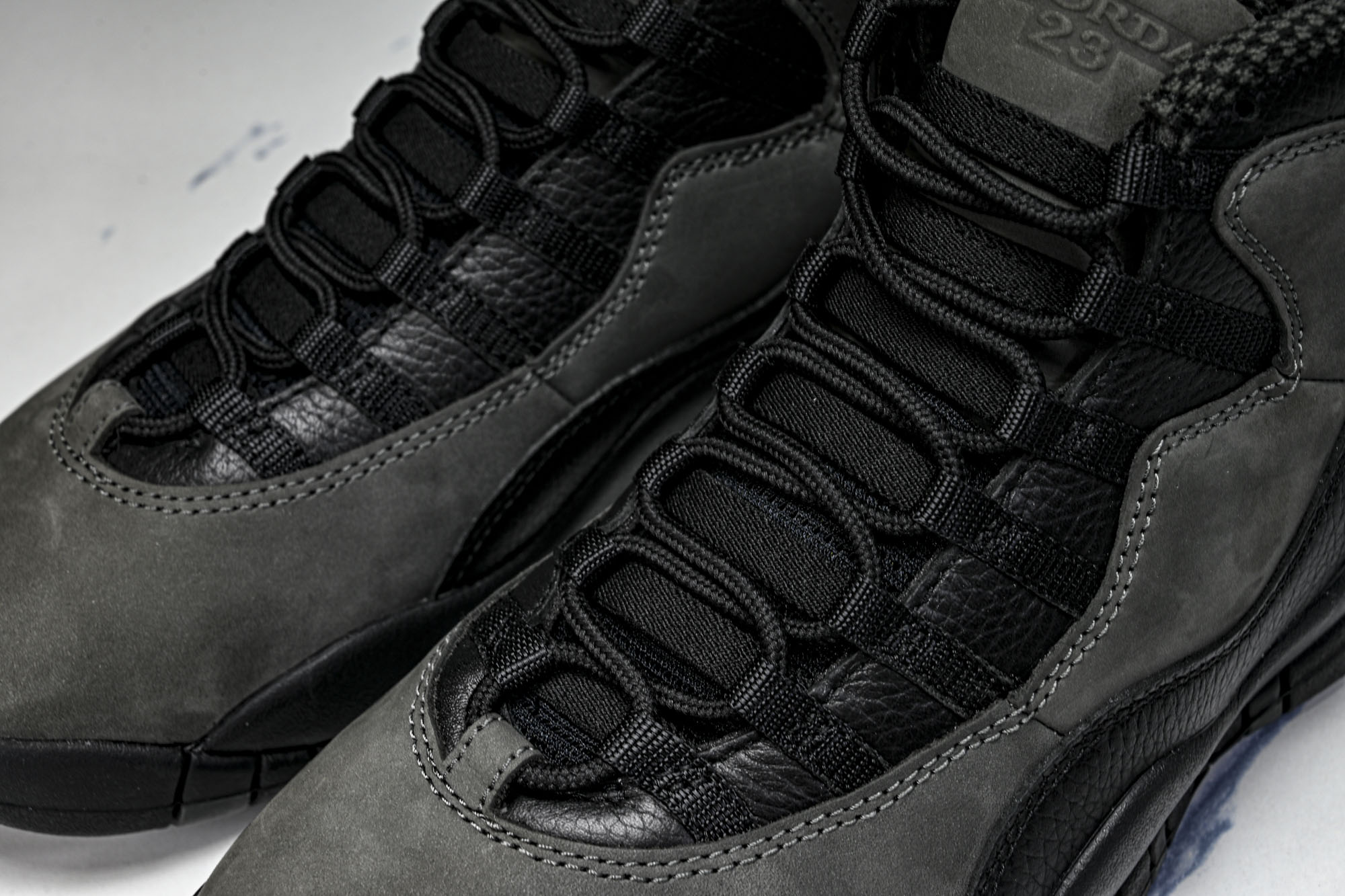 Air Jordan 10 Retro Light Steel AJ10 复古篮球鞋 碳灰黑红色 HJ6