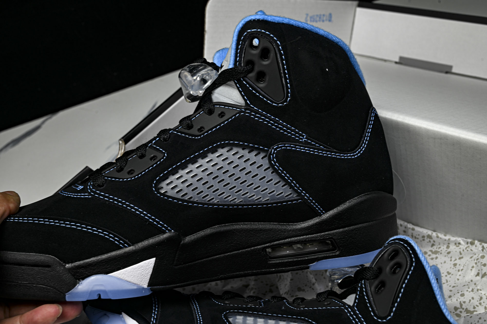 Air Jordan 5 Retro  Black University Blue  AJ5 乔5大学蓝