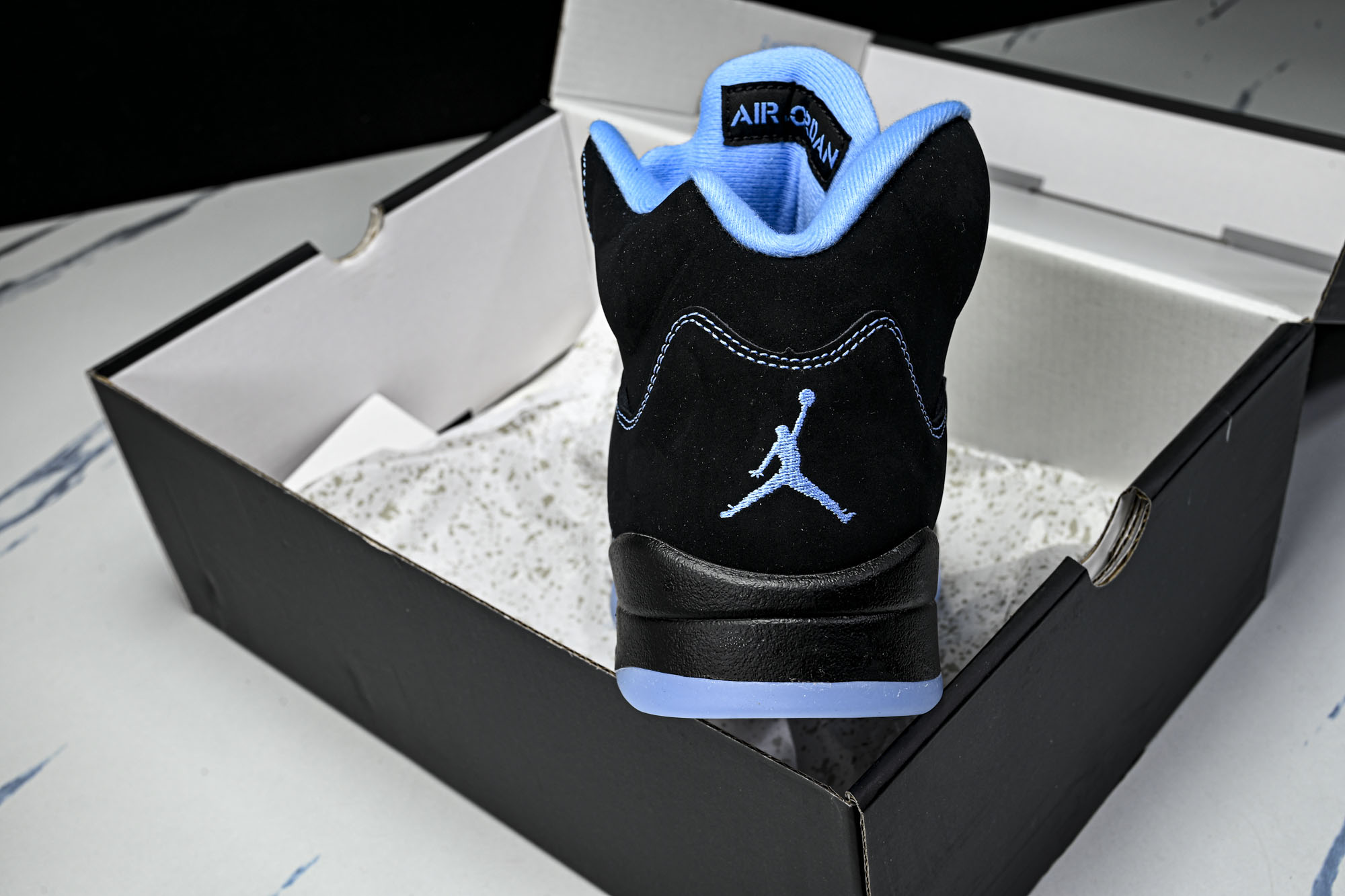 Air Jordan 5 Retro  Black University Blue  AJ5 乔5大学蓝