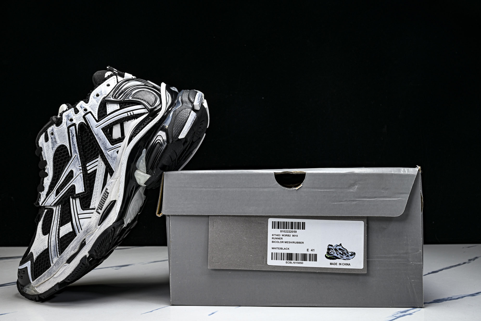 Balenciaga Runner LED 巴黎世家7.5 最新配色潮流复古休闲鞋 #YZ018-5全新