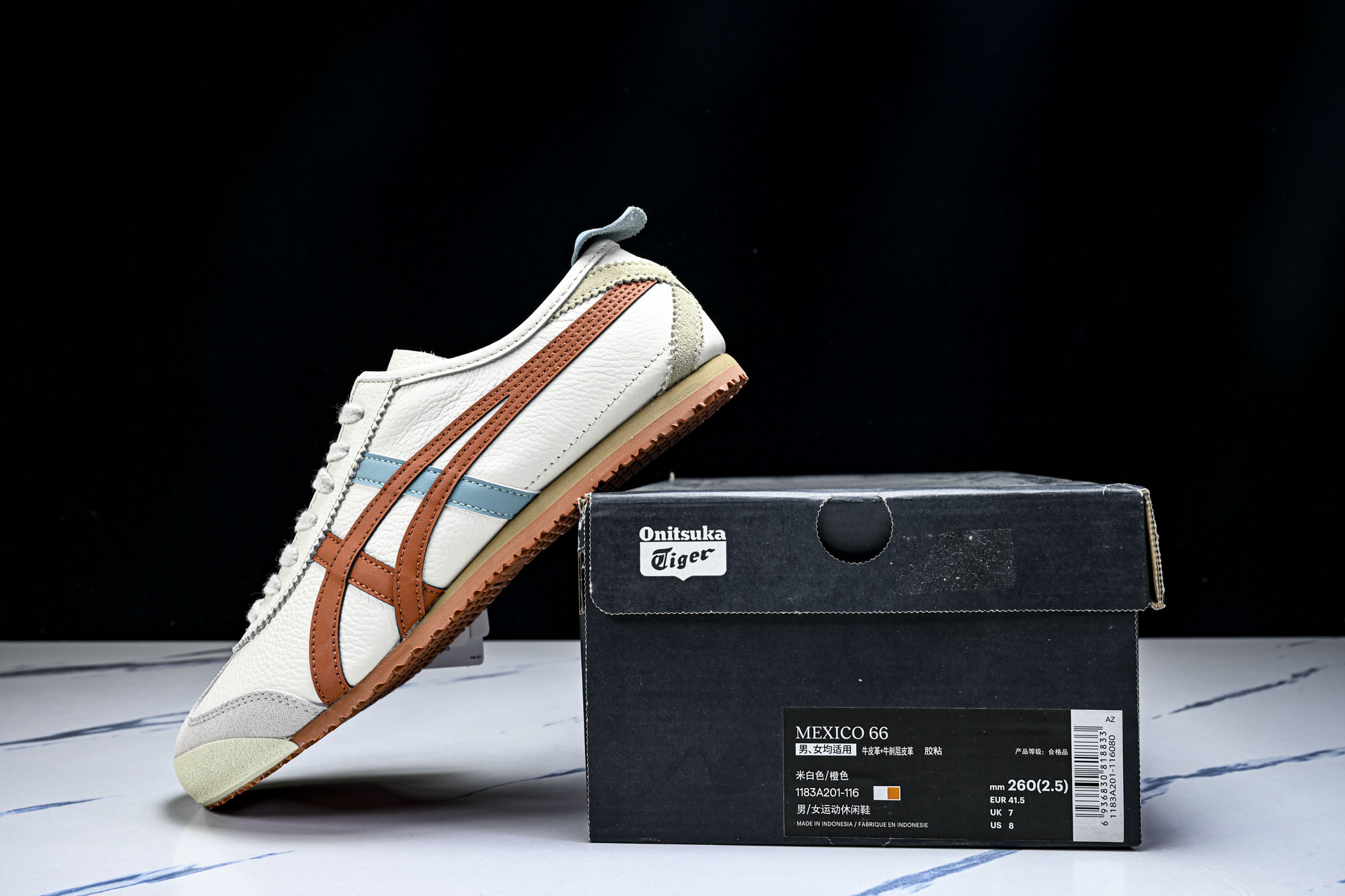 Onitsuka Tiger鬼塚虎MEXICO 66 SD VIN男女款休闲德训鞋1183A201-11