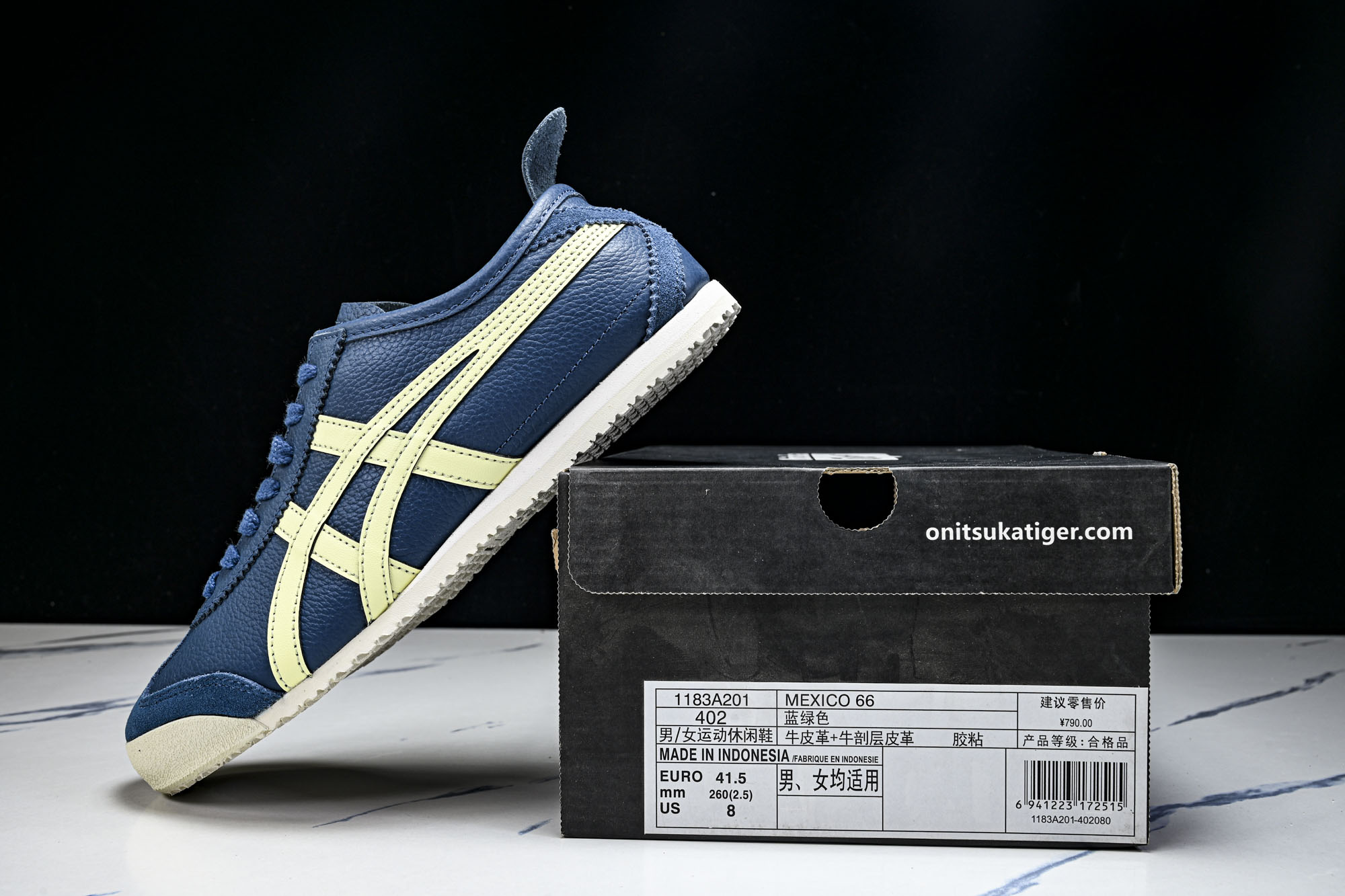 Onitsuka Tiger鬼塚虎MEXICO 66 SD VIN男女款休闲德训鞋1183A201-40