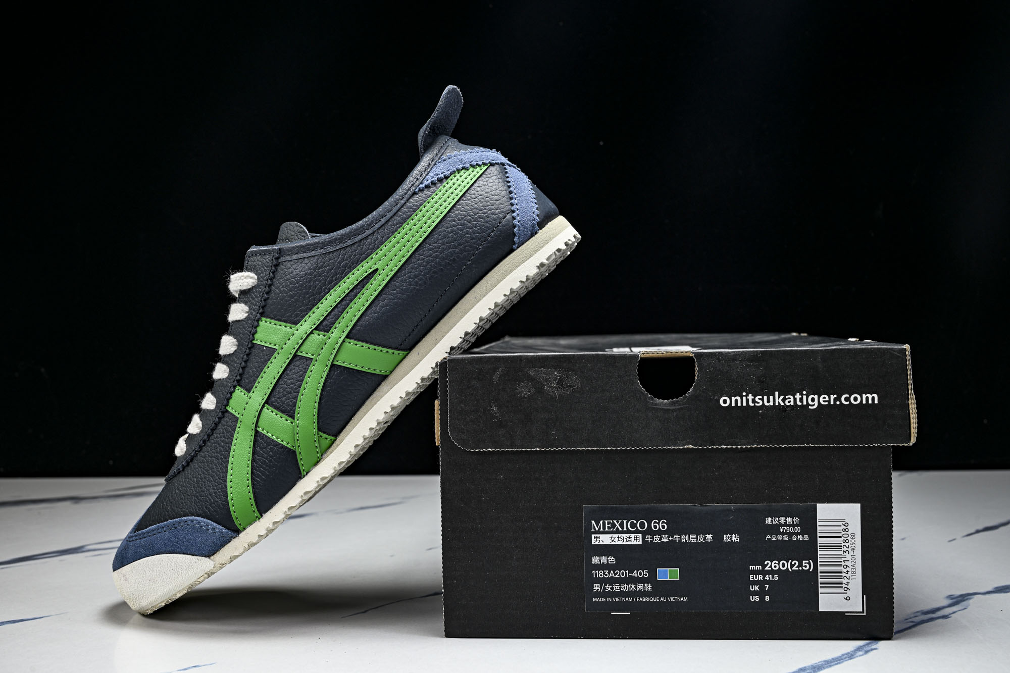 Onitsuka Tiger鬼塚虎MEXICO 66 SD VIN男女款休闲德训鞋1183A201-40