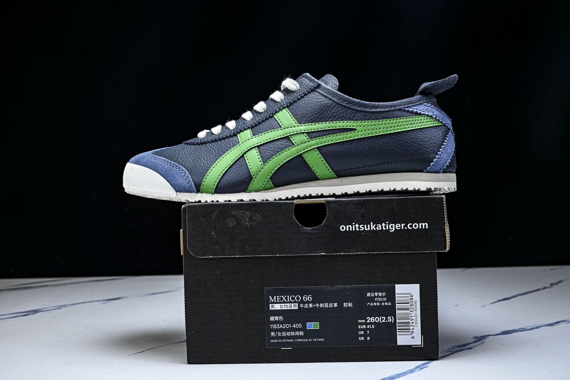 Onitsuka Tiger鬼塚虎MEXICO 66 SD VIN男女款休闲德训鞋1183A201-40