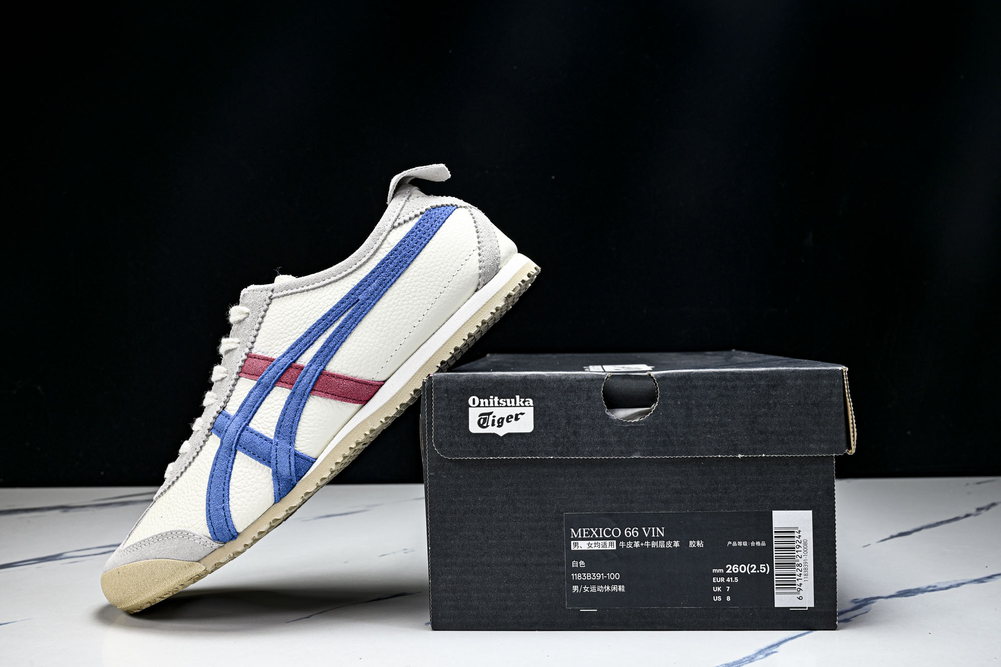 Onitsuka Tiger鬼塚虎MEXICO 66 SD VIN男女款休闲德训鞋1183B391-10