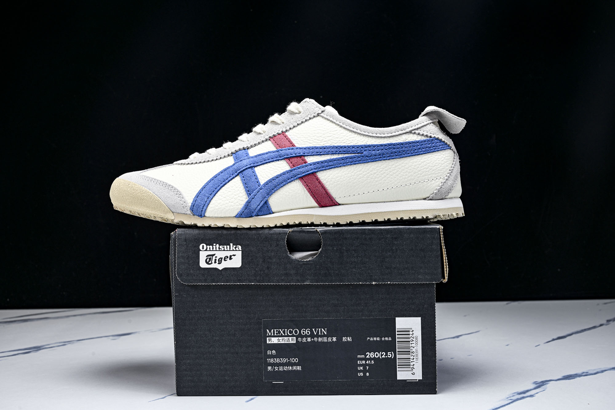 Onitsuka Tiger鬼塚虎MEXICO 66 SD VIN男女款休闲德训鞋1183B391-10
