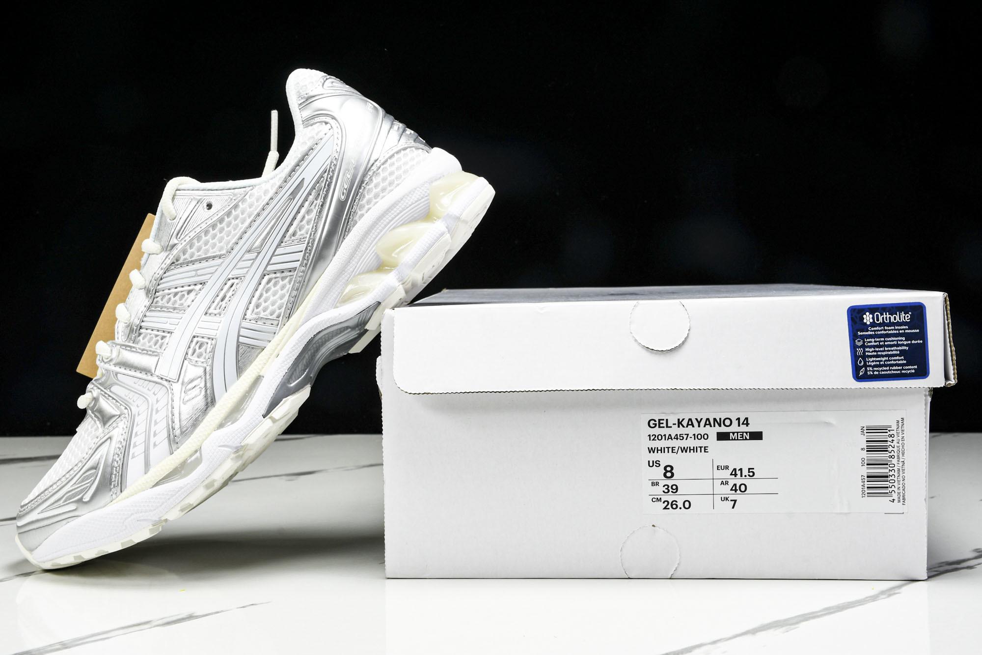 ASICS Gel-Kayano 14 JJJJound Silver Black 银白 1201A45