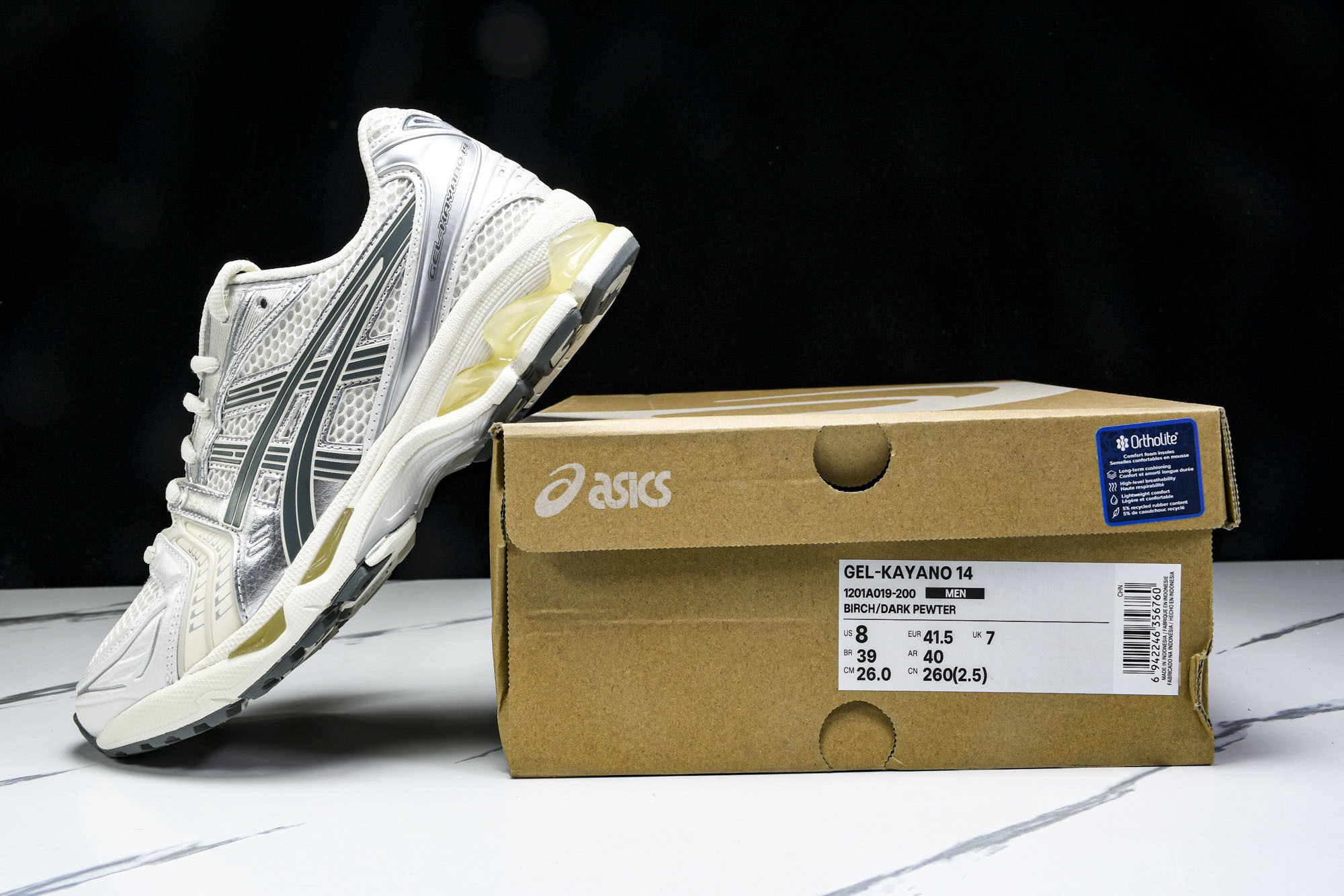 Asics Gel-Kayano 14 亚瑟士运动休闲透气专业跑鞋 1201A019-200  #YZ0