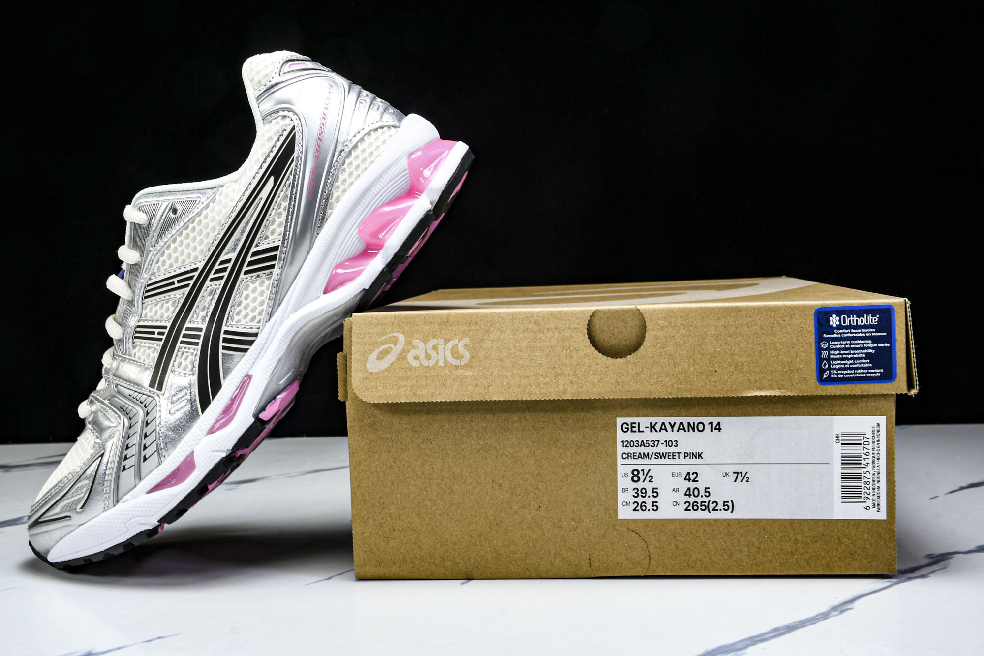 Asics Gel-Kayano 14 亚瑟士运动休闲透气专业跑鞋 1203A537-103  #YZ0